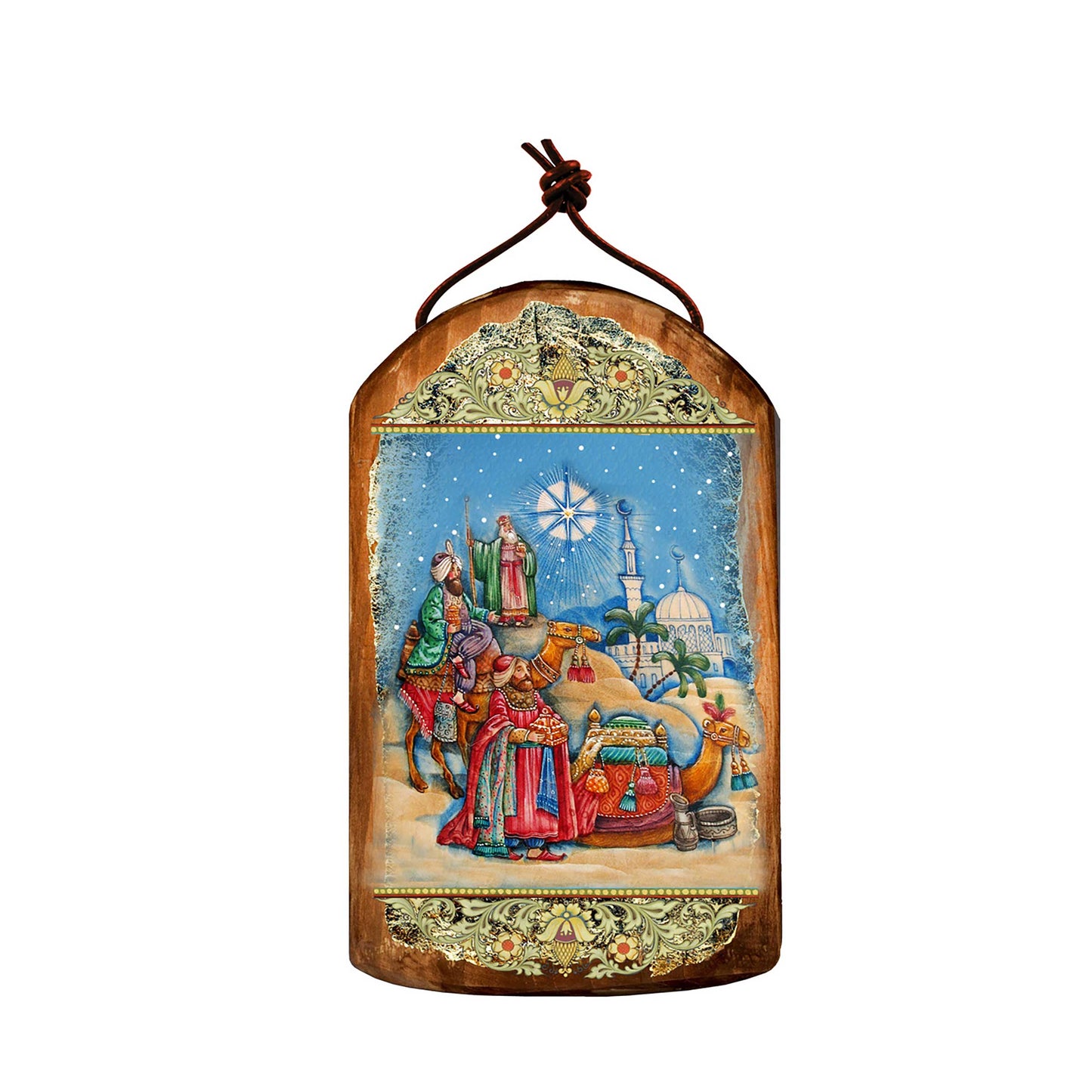 Three Kings Religious Christian Sacred Icon Ornament - Inspirational Icon Decor - 87039