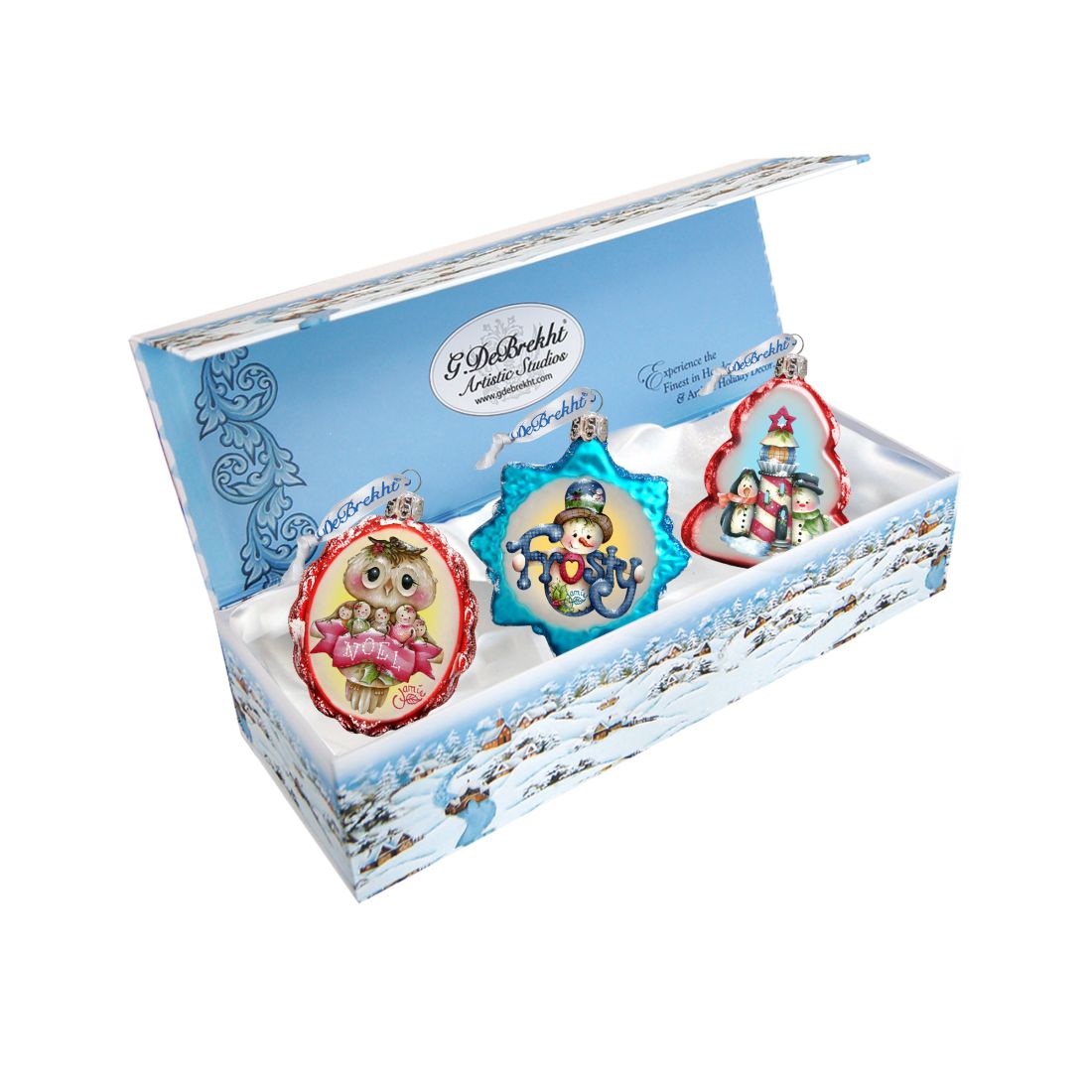 Holiday Mercury Glass Ornaments by Jamie Mills-Price - Christmas Decor - 770138S3-MP