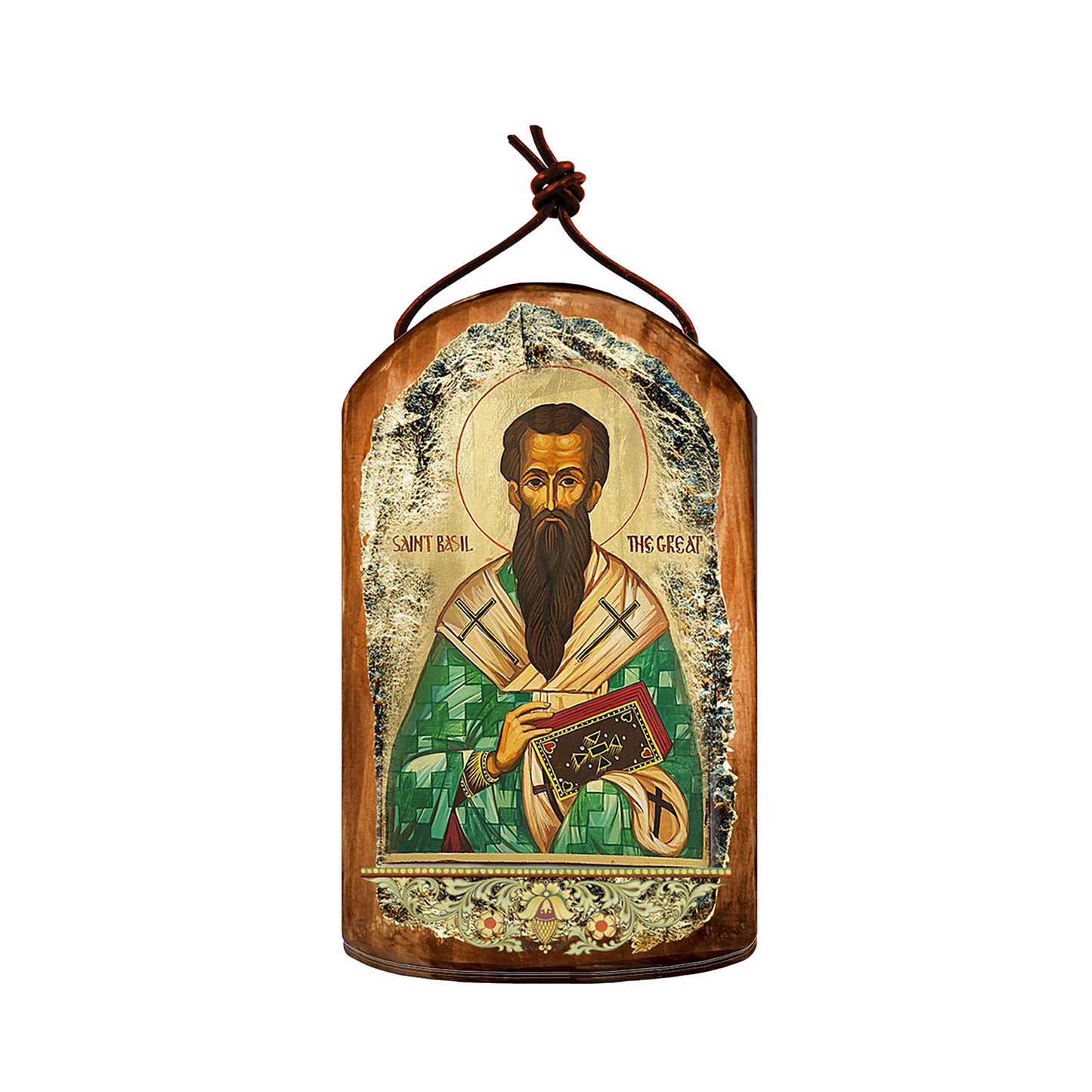 Saint Basil Religious Christian Sacred Icon Ornament - Inspirational Icon Décor - 87053