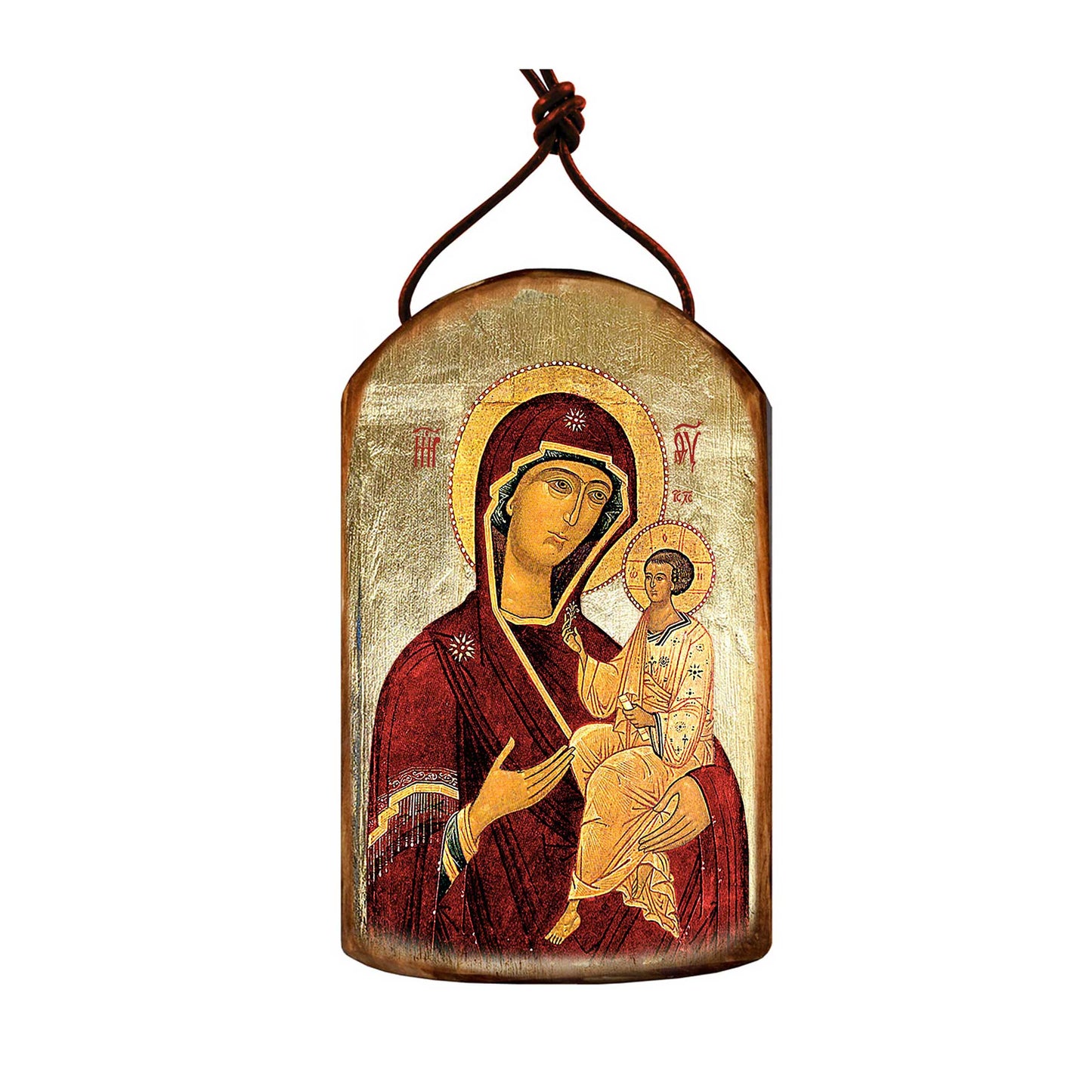 Virgin Mary Religious Orthodox Sacred Icon Ornament - Inspirational Icon Decor - 87063