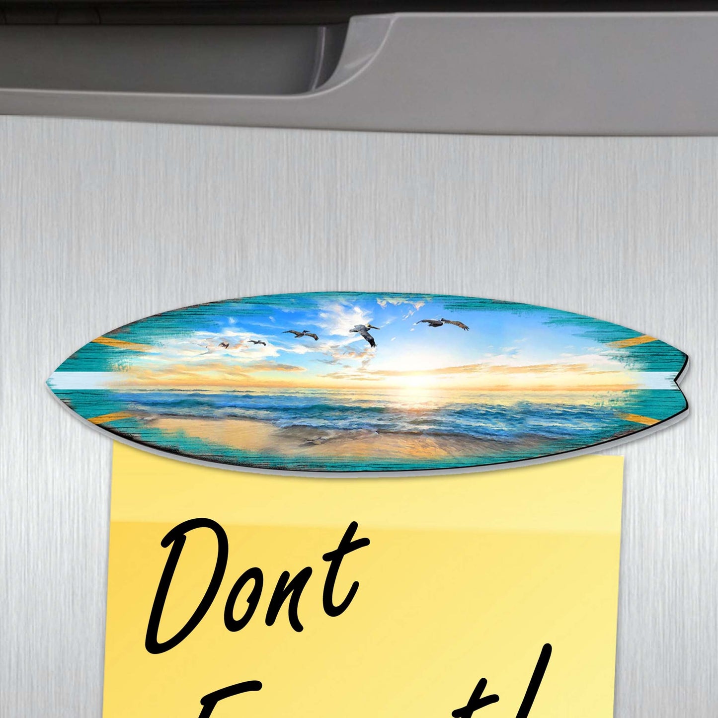 Surfboards Decorative Wooden Magnets Set of 6 by G. Debrekht - Coastal Decor - 8090066G-S6