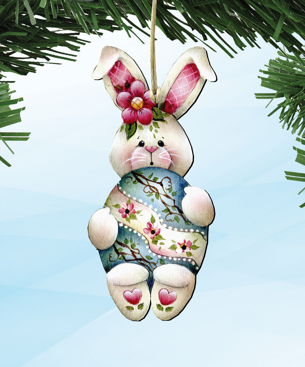 Spring Wooden Ornaments Set of 3 by Jamie Mills-Price - Easter Spring Decor - 8100085S3-MP