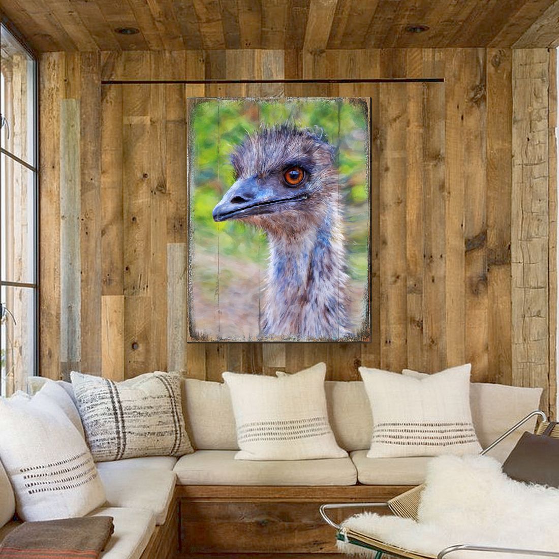 Appel Imu Art Wooden Wall Art by Nature Wonders - Nature Wildlife Decor  - 95243B