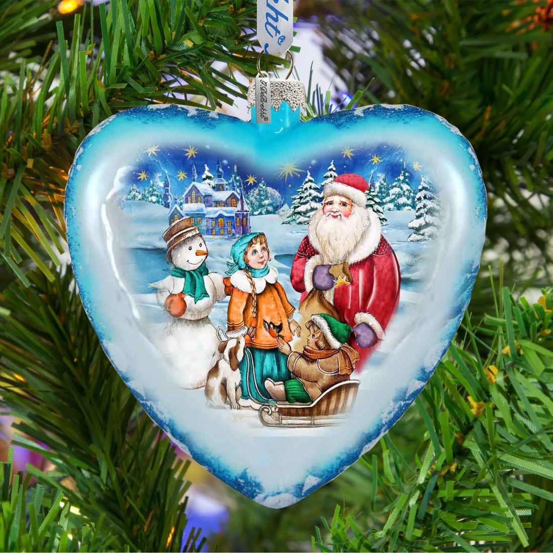 Holiday Trip Glass Ornament Limited Edition by G. DeBrekht - Christmas Decor - 738-086