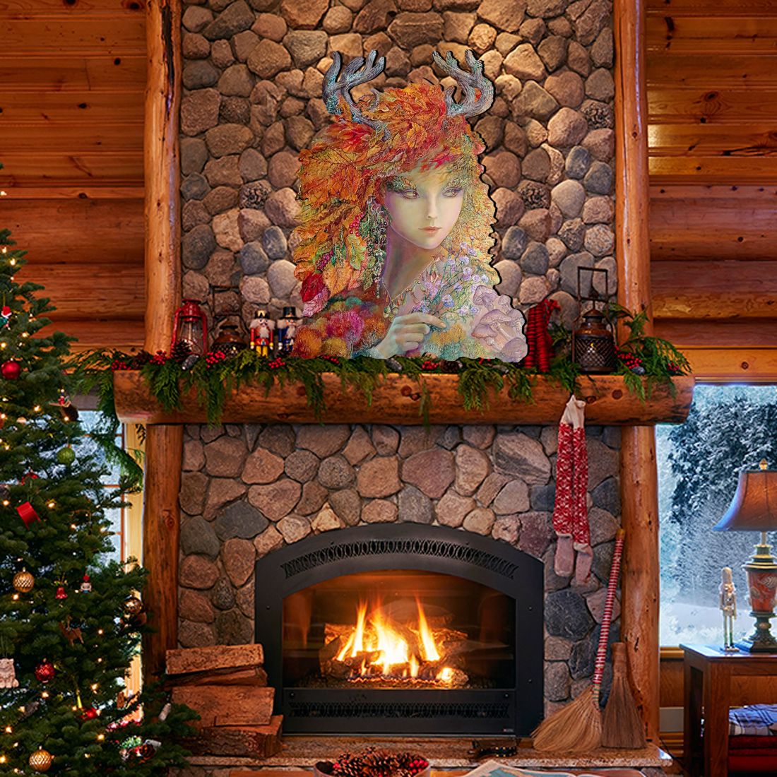 Autumn Halloween Outdoor Decor by Josephine Wall - Thanksgiving Halloween Decor - 845611F-JW