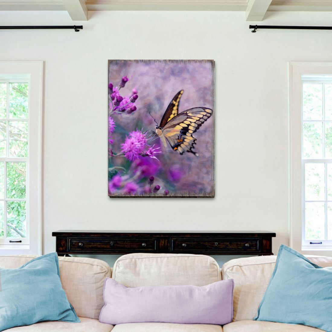 Machaon Art Wooden Wall Art by Nature Wonders - Nature Wildlife Decor  - 95391B