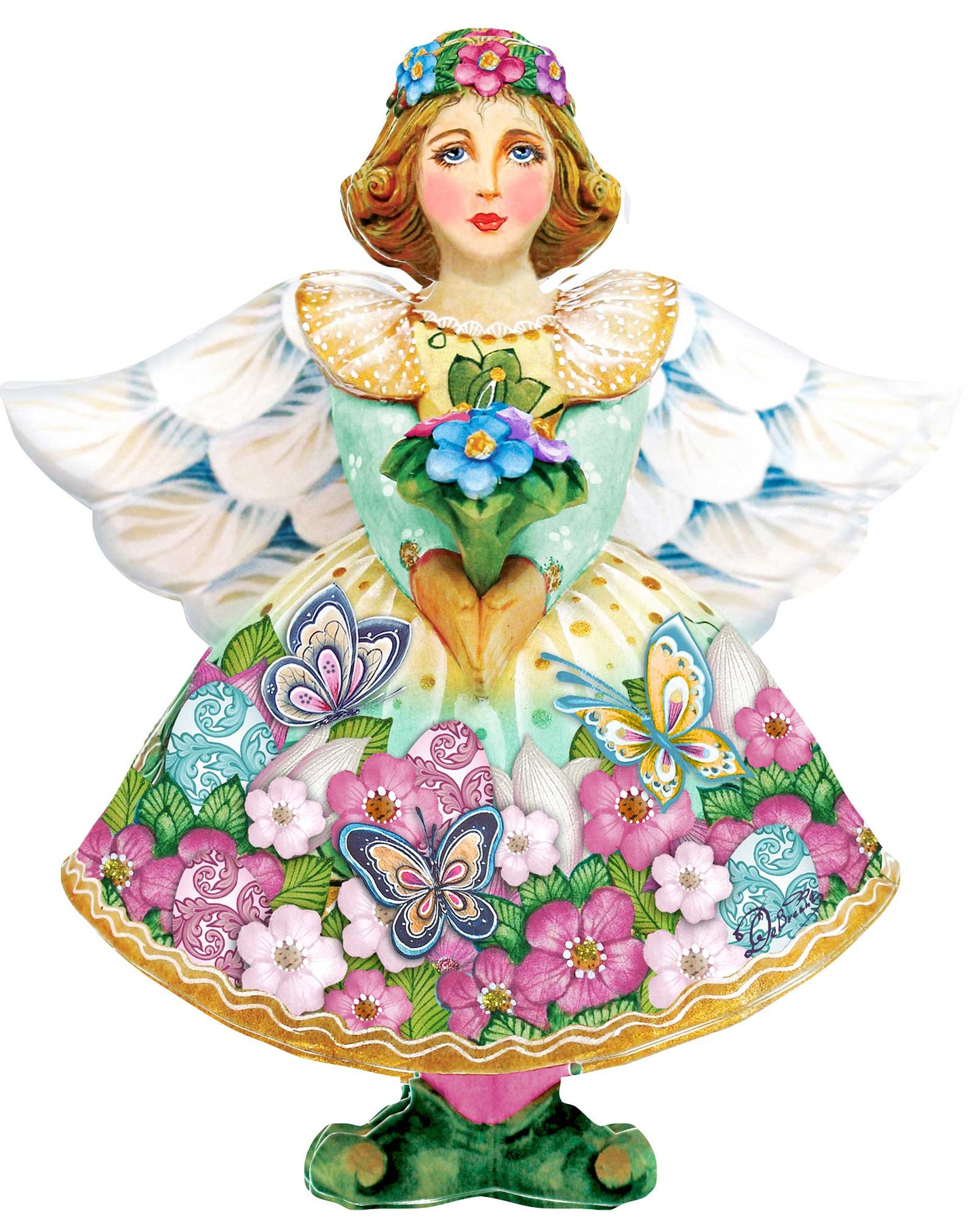 Spring Angel Easter Door Decor by G. DeBrekht - Easter Spring Decor - 8157616H