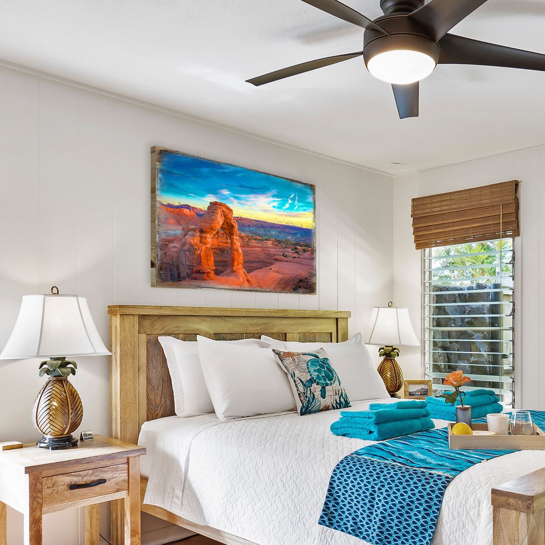 Hogle Canyon Art Wooden Wall Art by Nature Wonders - Nature Wildlife Decor  - 95245B