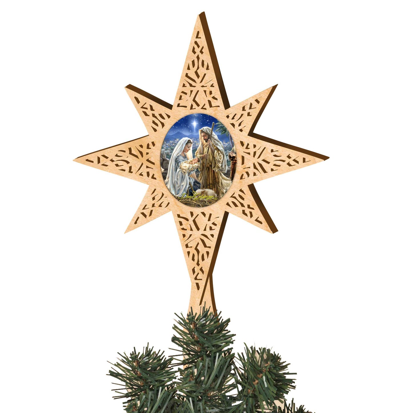 Glory To God Tree Topper by D. Gelsinger - Christmas Decor - 89483-DG