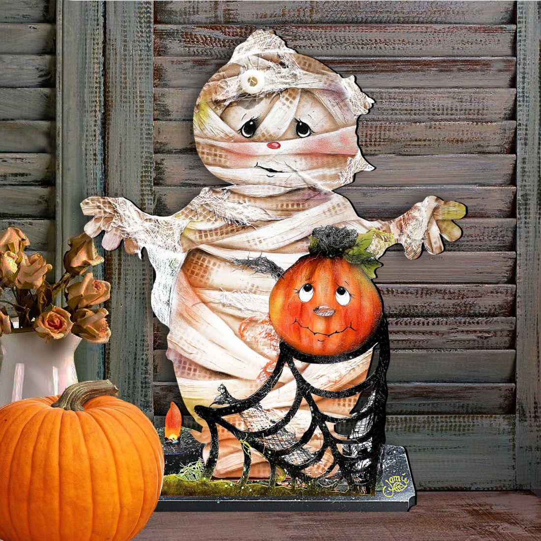 Some Mummy Loves You Halloween Door Decor by Jamie Mills-Price - Thanksgiving Halloween Decor - 8457406H