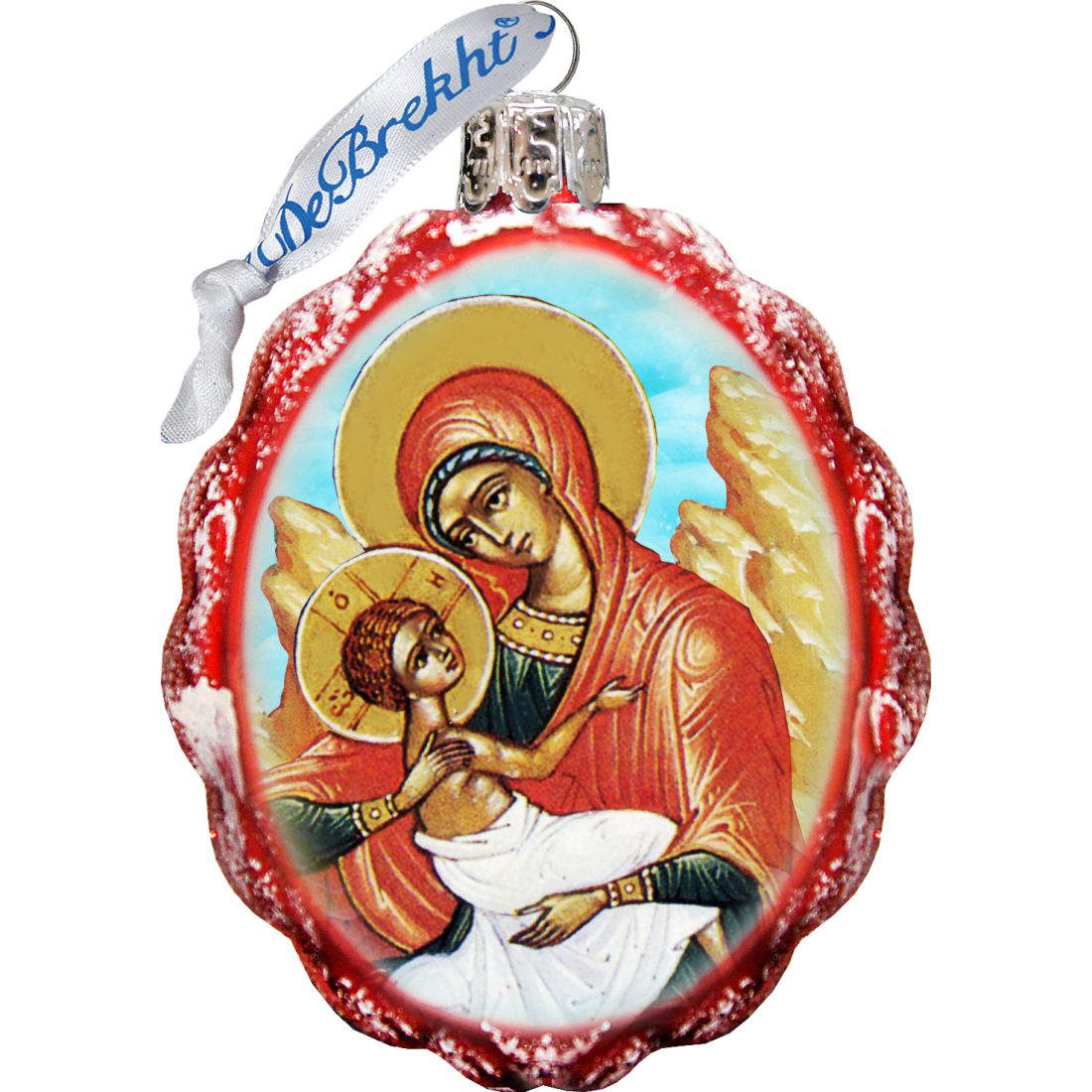 Nativity Mercury Glass Ornaments Set of 3 by G. DeBrekht - Nativity Holiday Decor - 770101S3