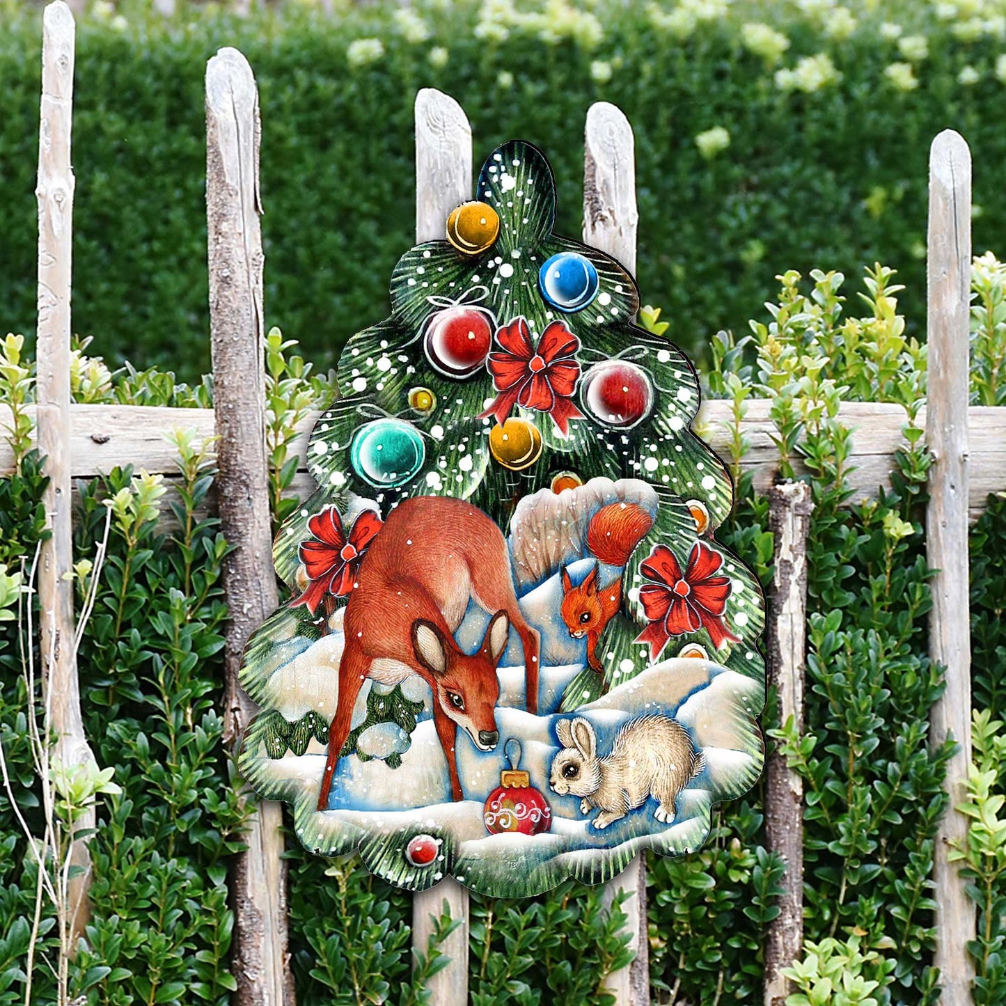 Forest Christmas Tree Holiday Door Decor by G. DeBrekht - Christmas Decor - 8119182H