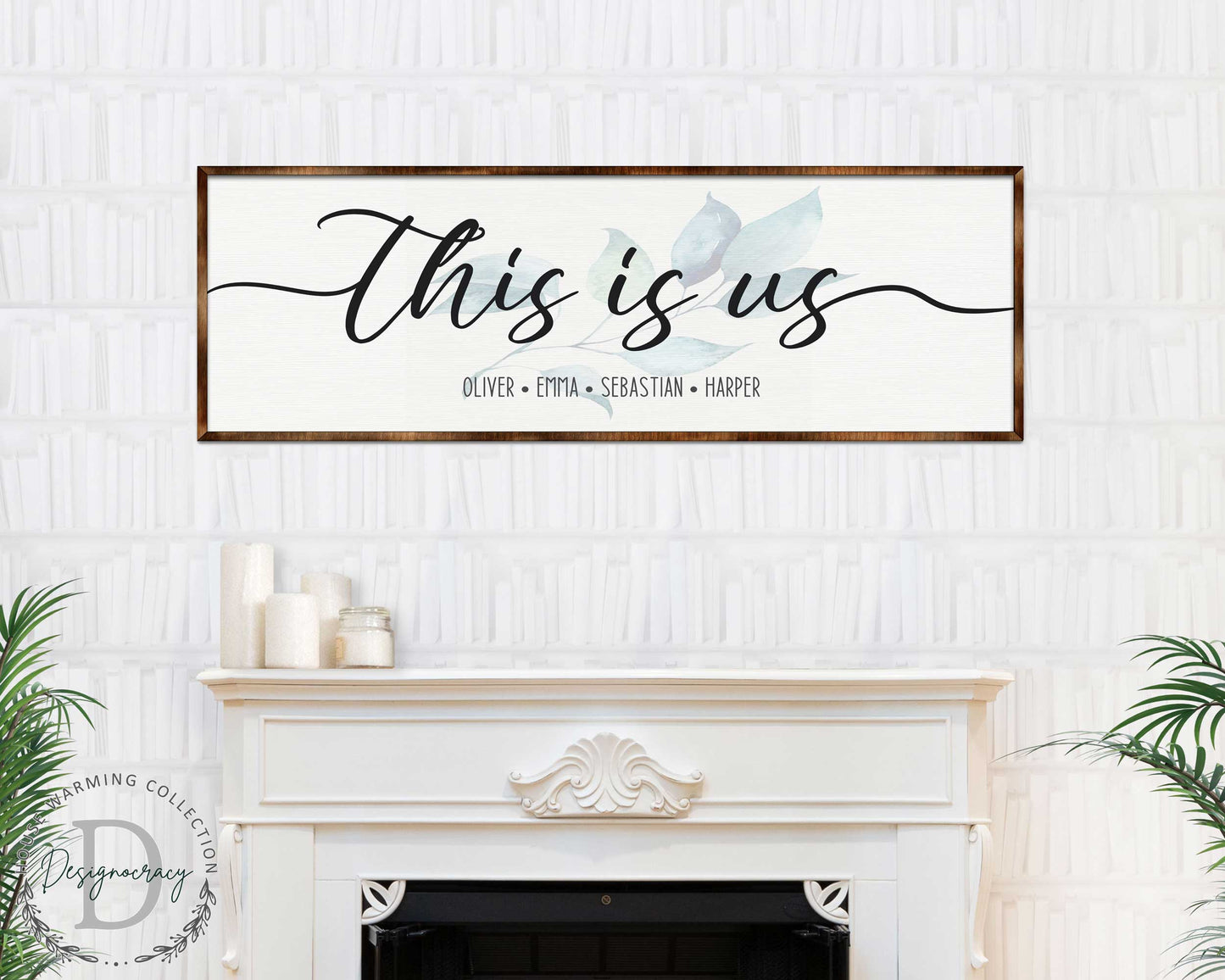 Personalized Family gift - This Is Us - Name sign - Wall Decor - Living room decor - Family Sign - Together they build - 310320