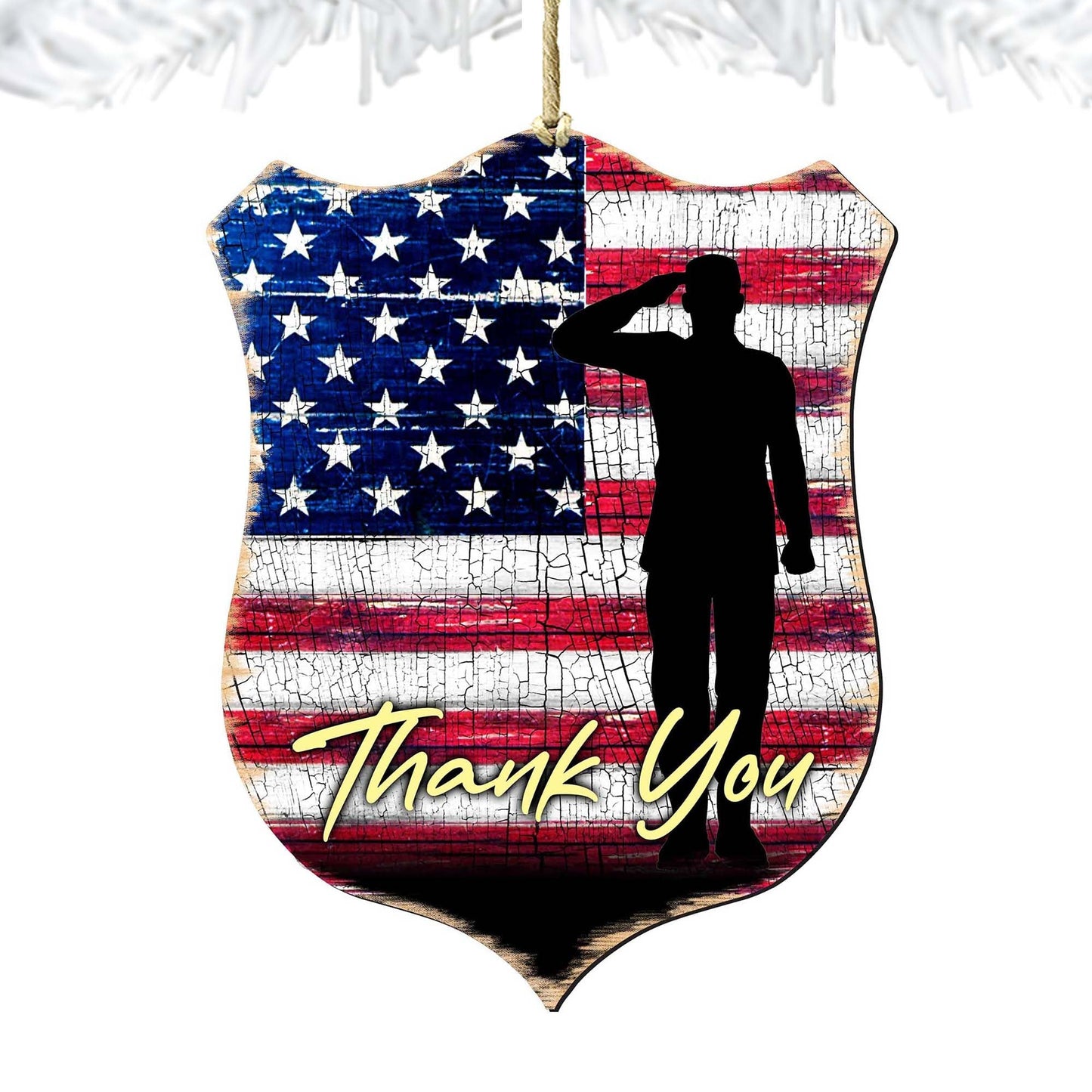 Shield of Appreciation Wooden Ornaments - International Decor - 8187101