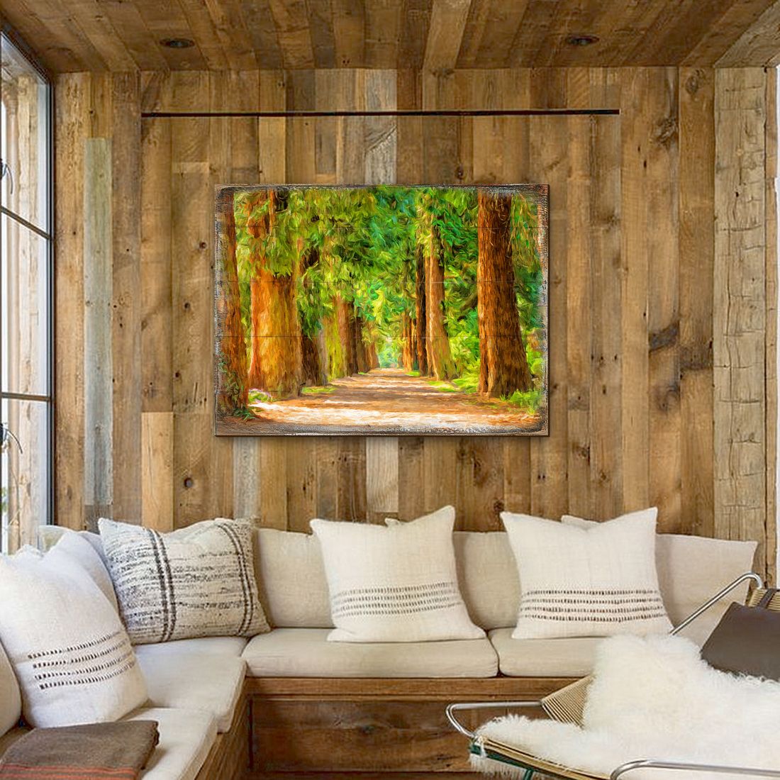 Laverriere Forest Art Wooden Wall Art by Nature Wonders - Nature Wildlife Decor  - 95244B