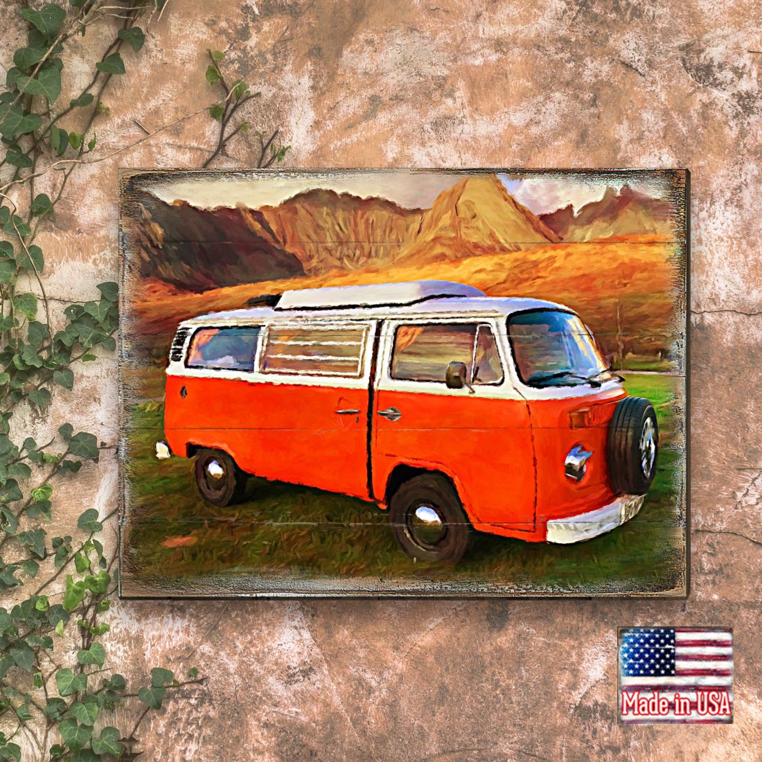 Tolliver Van Art Wooden Wall Art by Nature Wonders - Nature Wildlife Decor  - 95292B