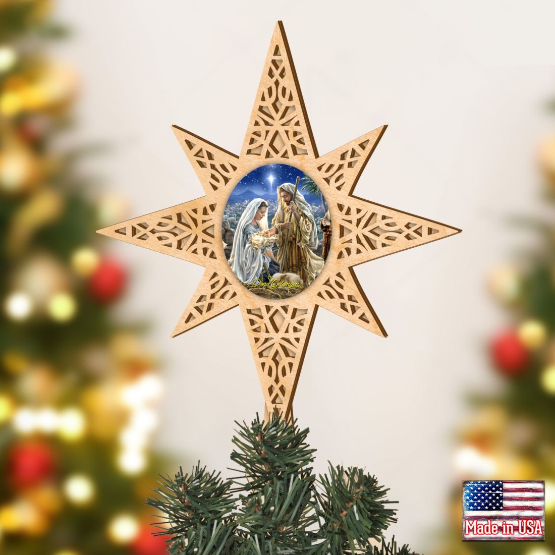 Glory To God Tree Topper by D. Gelsinger - Christmas Decor - 89483-DG