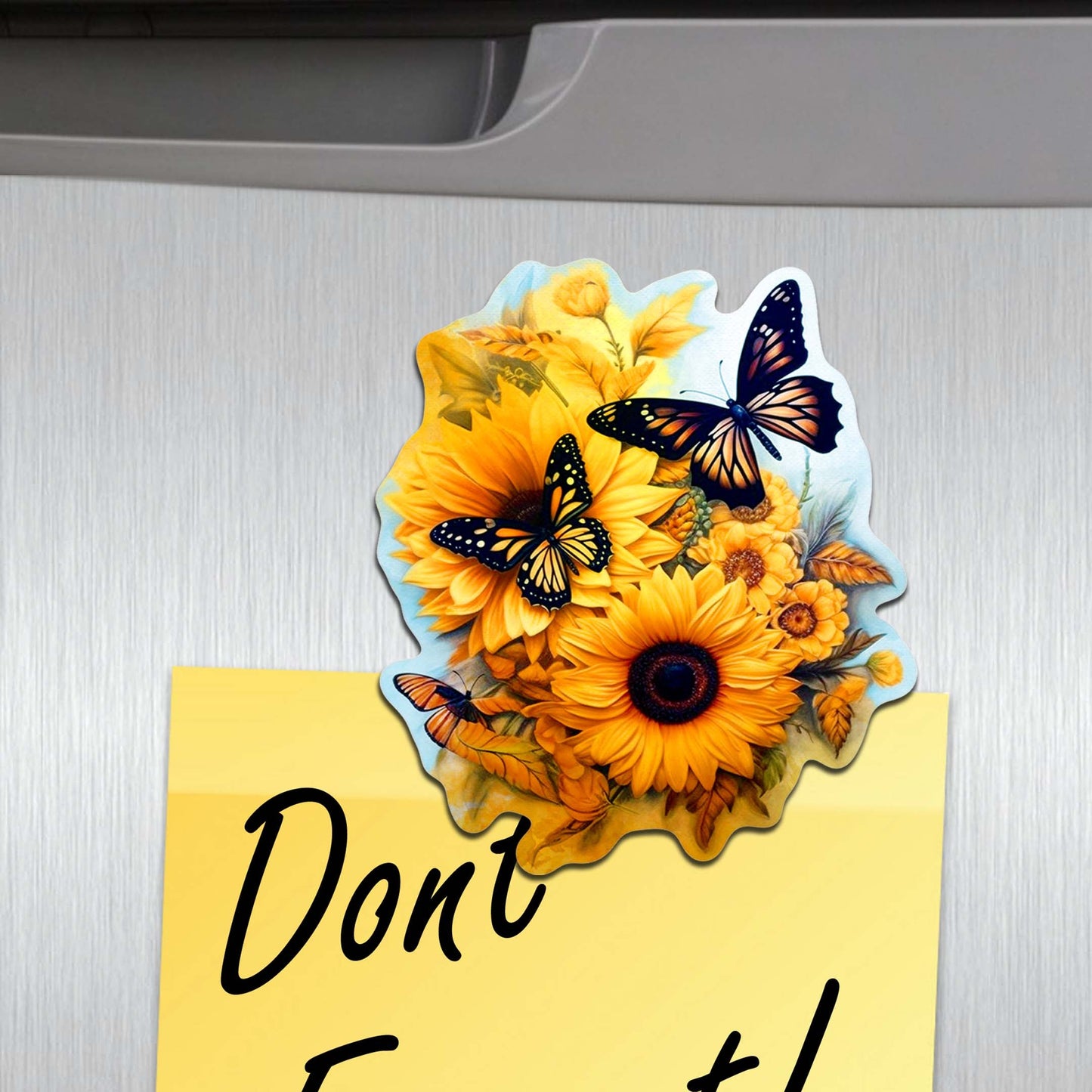 Happy Thanksgiving Decorative Wooden Magnets Set of 6 by G. Debrekht - Thanksgiving Decor - 8090018G-S6