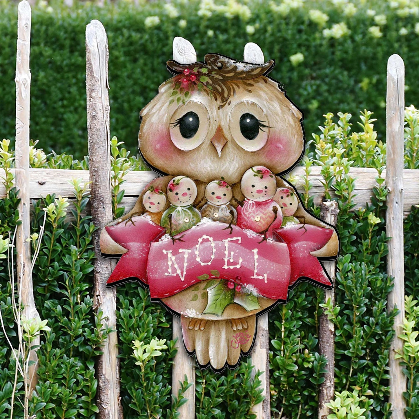 Owl You Need Is Love Door Decor by Jamie Mills-Price - Christmas Decor - 8457509H