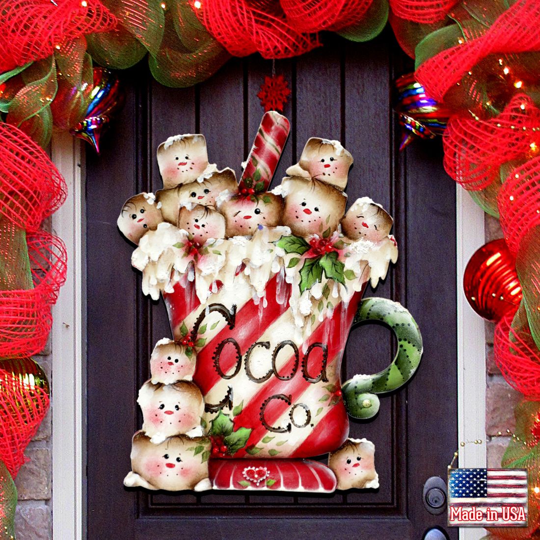 Marshmallow Cocoa Company Door Decor by Jamie Mills-Price - Christmas Decor - 8457513H