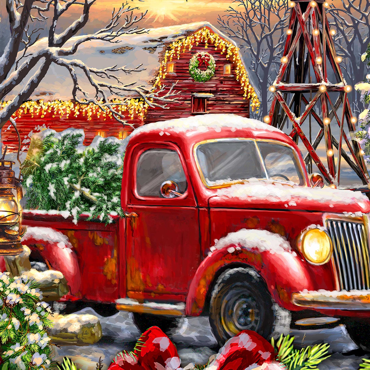 Christmas Wonderland Holiday Door Decor by D. Gelsinger - Christmas Decor - 8652811H-DG