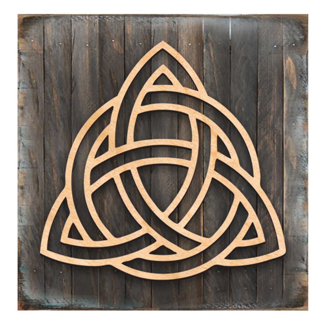 Spiral Symbol Celtic Art Wooden Wall Art by Celtic Art - Celtic Decor - 953168B