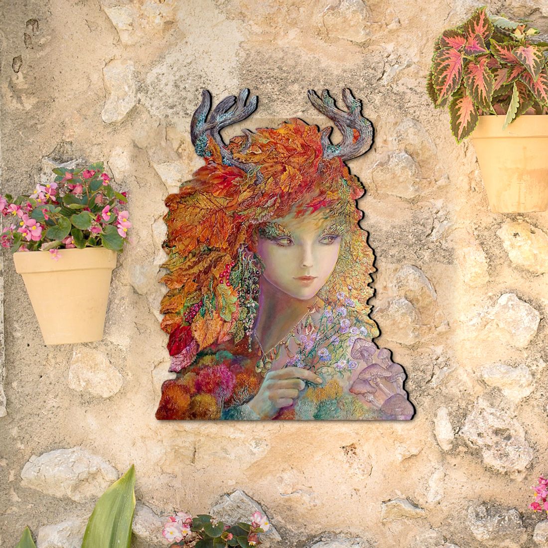 Autumn Halloween Outdoor Decor by Josephine Wall - Thanksgiving Halloween Decor - 845611F-JW