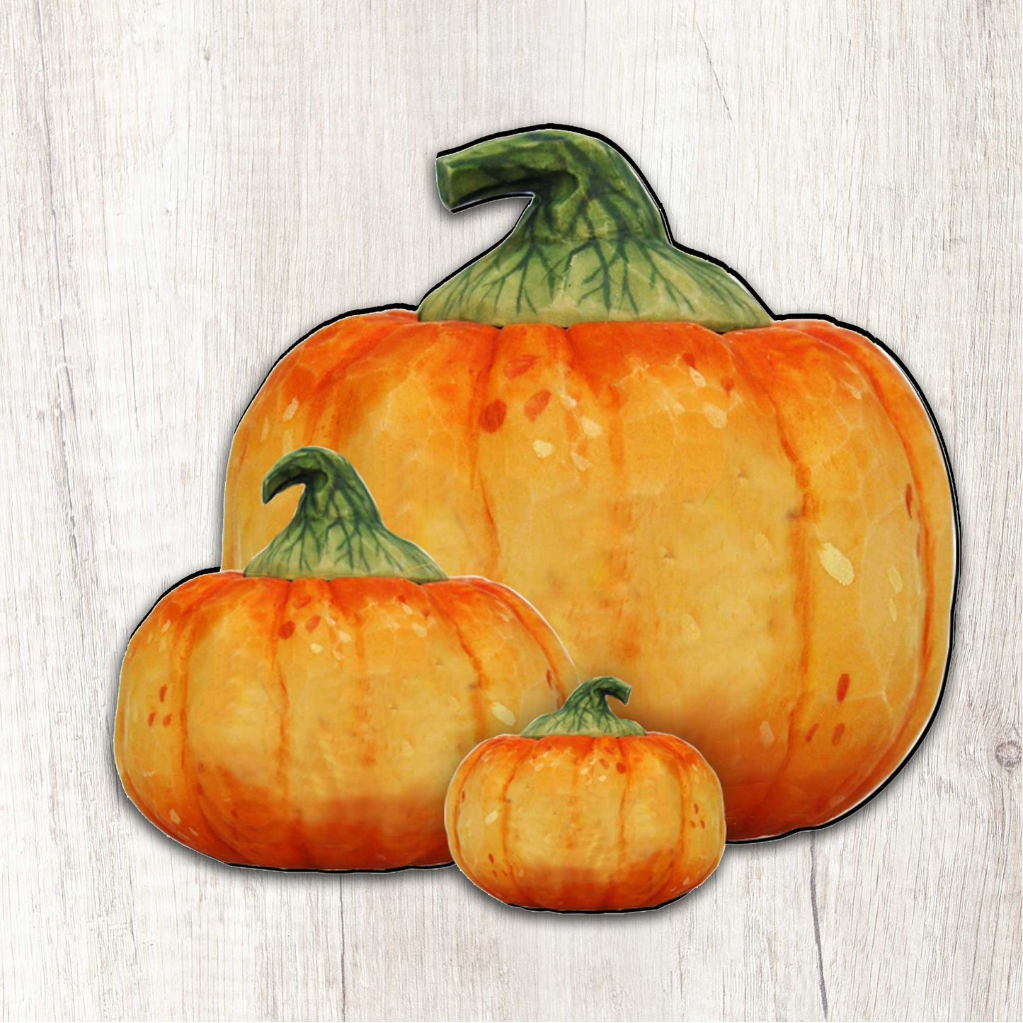 Stacking Pumpkins Halloween Door Decor by G. DeBrekht - Thanksgiving Halloween Decor - 8158414-2H