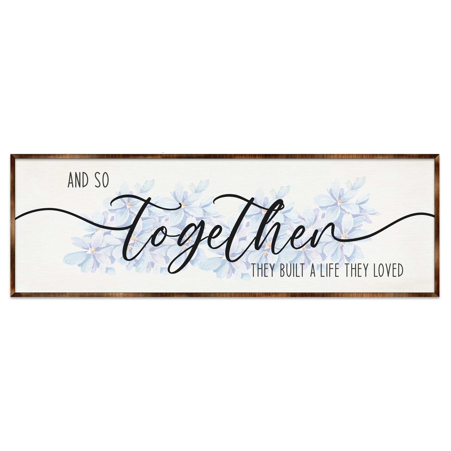 Build a Life You Love - Wooden Living Room Decor - Contemporary Decor - Bedroom Wall Art - Master Bedroom Sign - 310318