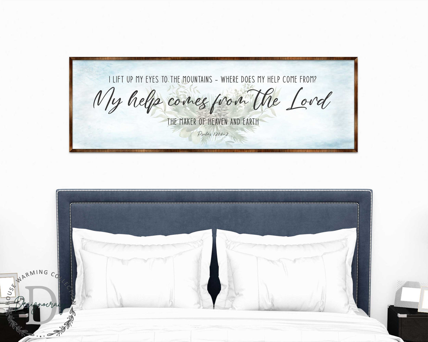 My Help Comes From the Lord - PSALM 121 - Bible Art - Wooden Wall Art - Bible Quotes - Wall Hanging - 310315