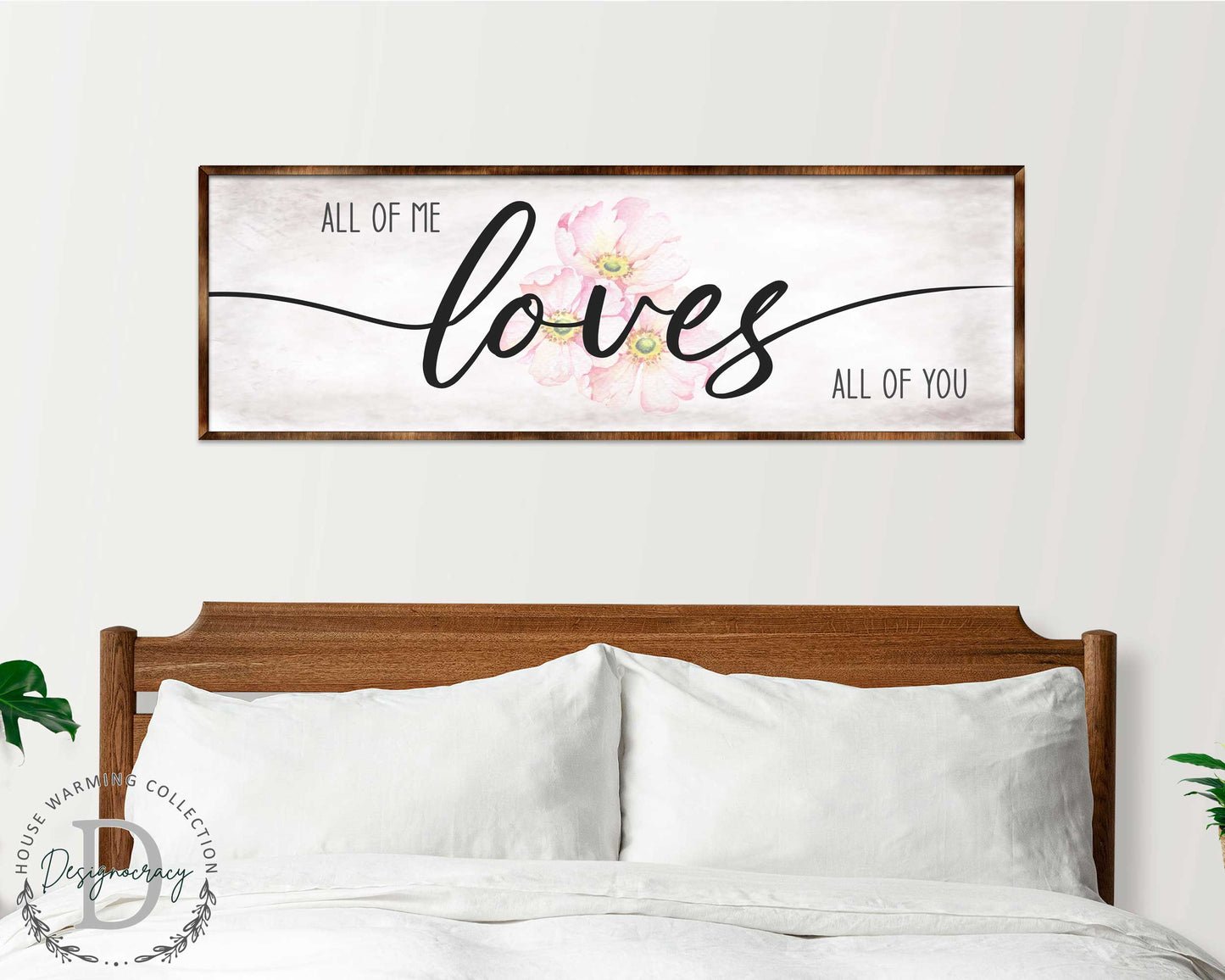 All of Me Loves All of You - Wooden Home Décor - Master Bedroom Sign - Home Gift - Couple's Gift - Farmhouse Décor - 310321