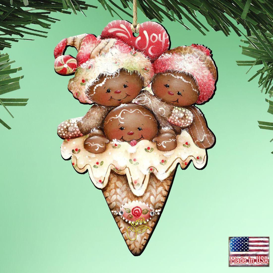 The Greatest Season Wooden Ornaments by Jamie Mills-Price - Christmas Decor - 8457512-MP