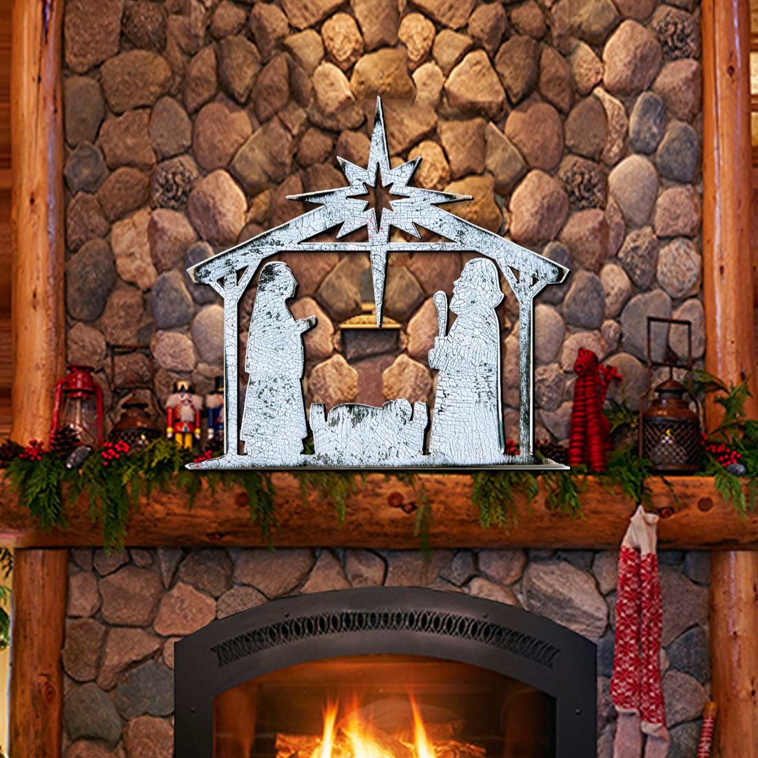 Rising Star Nativity Door Decor by G. DeBrekht - Nativity Holiday Decor - 8198851H