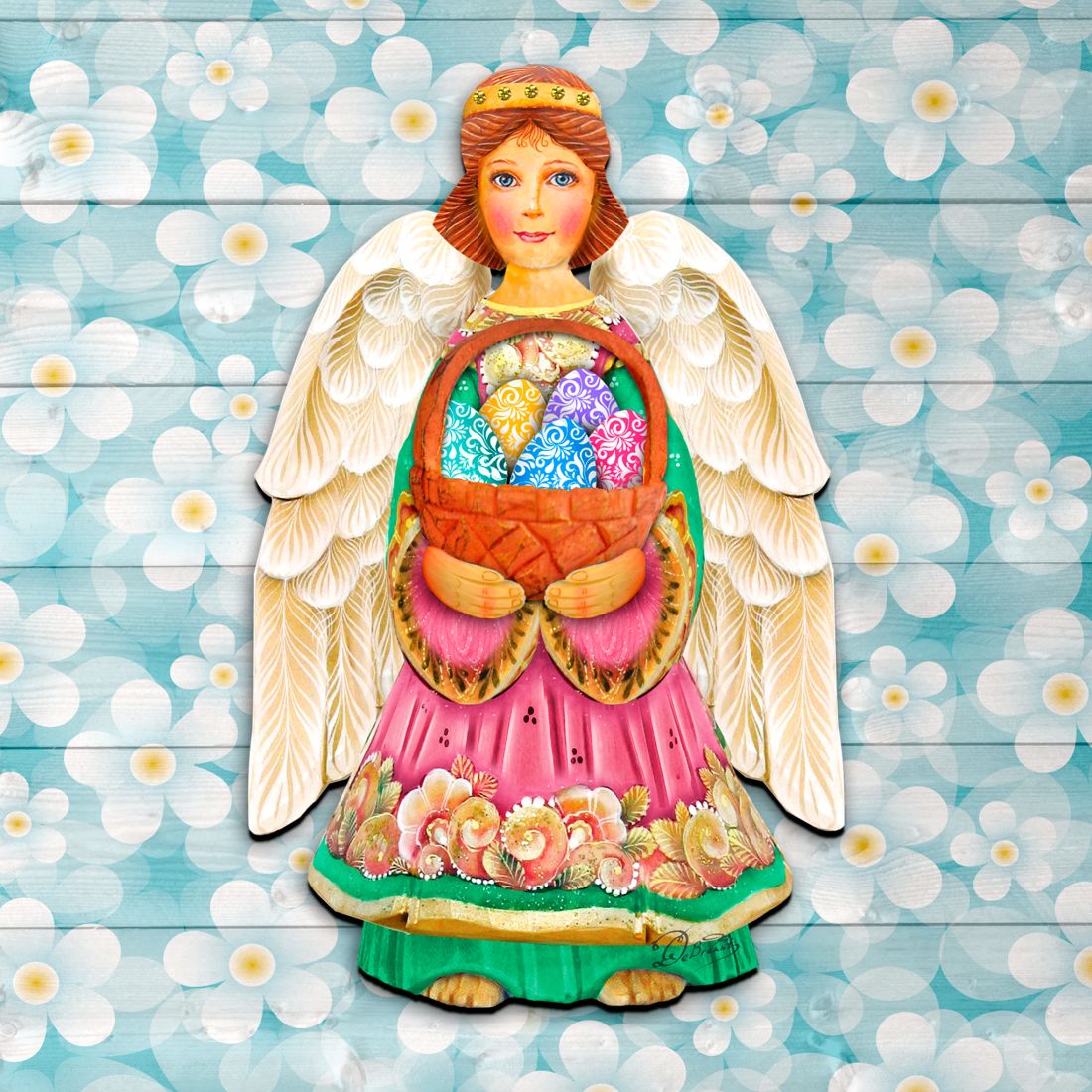 Easter Angel Easter Door Decor by G. DeBrekht - Easter Spring Decor - 8154153H