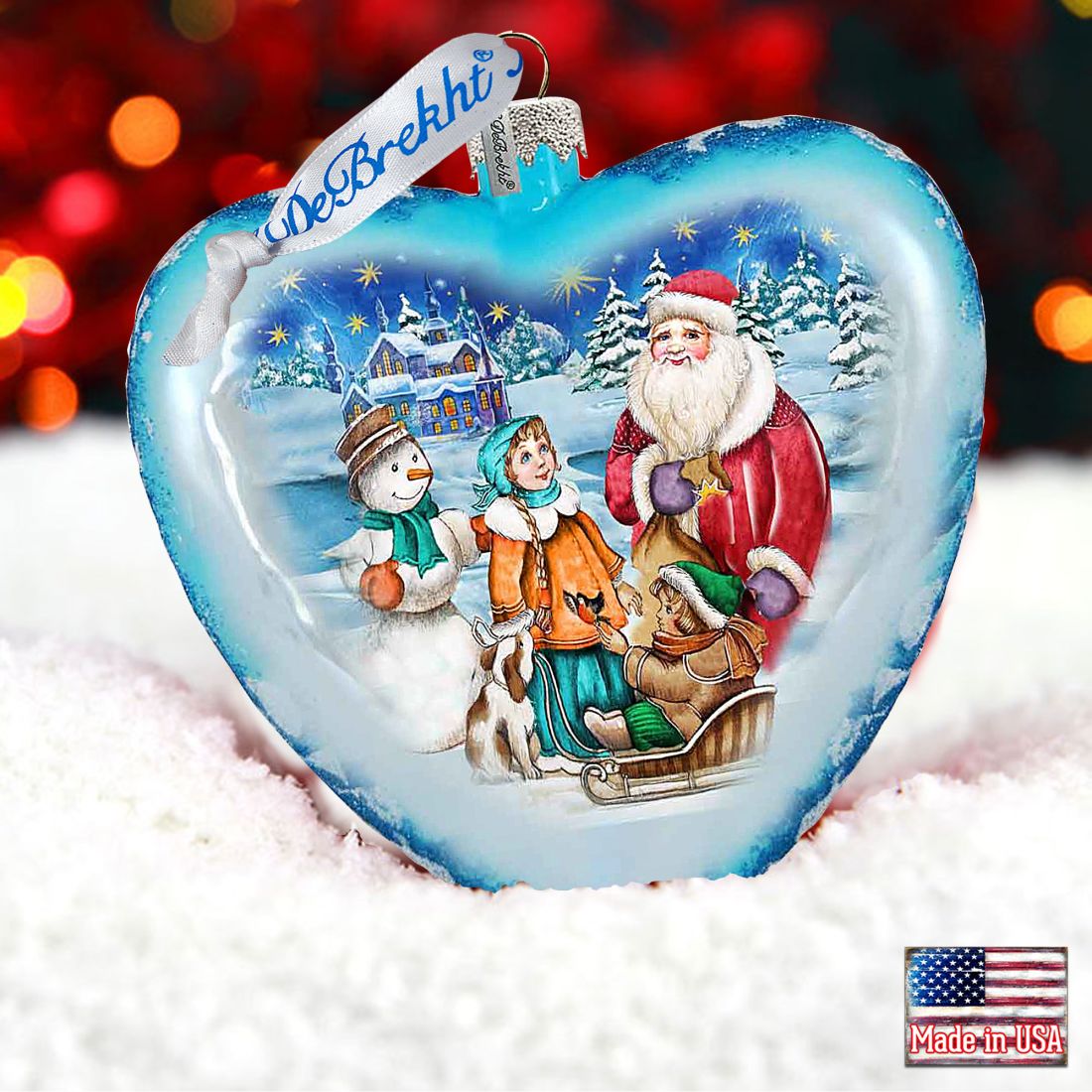 Holiday Trip Glass Ornament Limited Edition by G. DeBrekht - Christmas Decor - 738-086