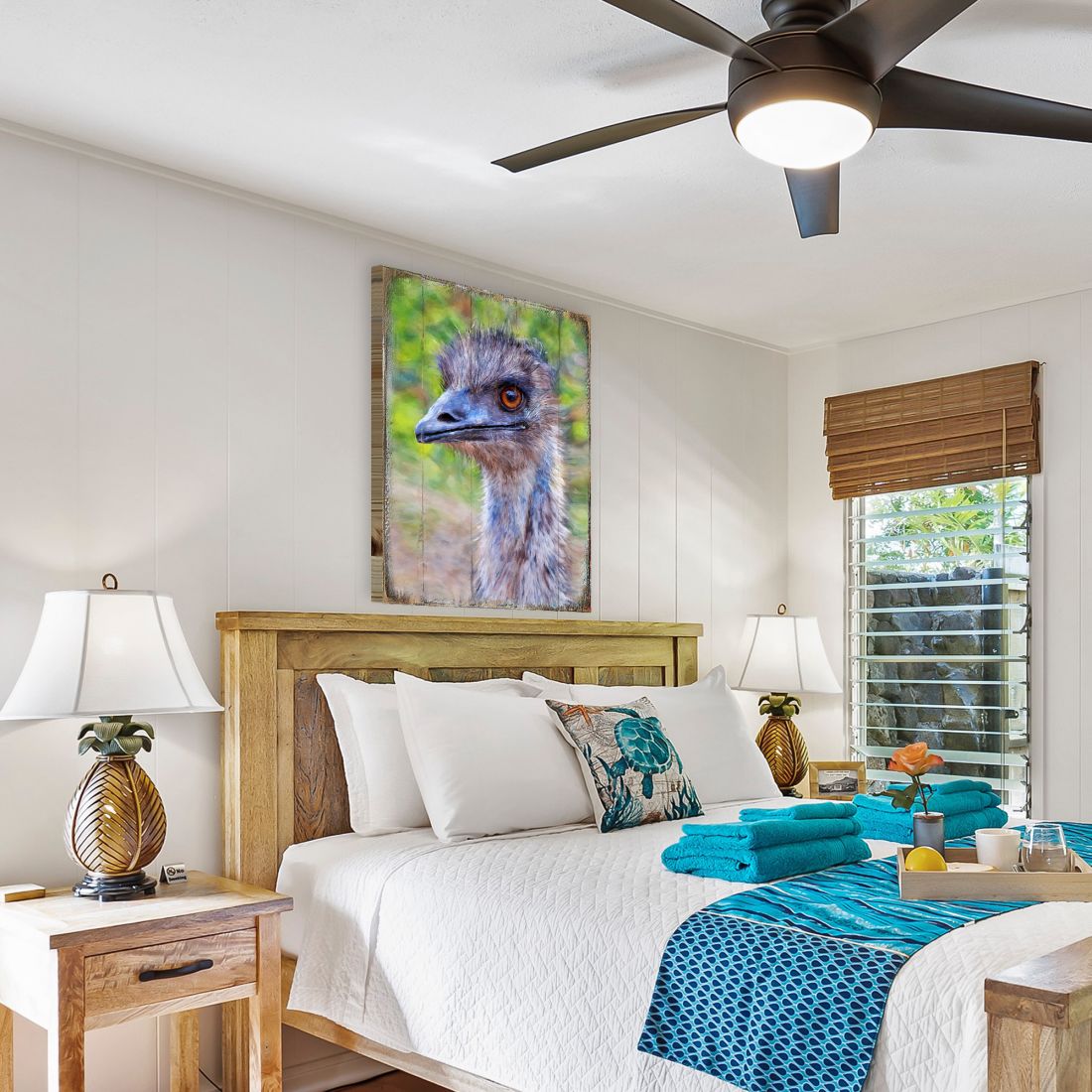 Appel Imu Art Wooden Wall Art by Nature Wonders - Nature Wildlife Decor  - 95243B