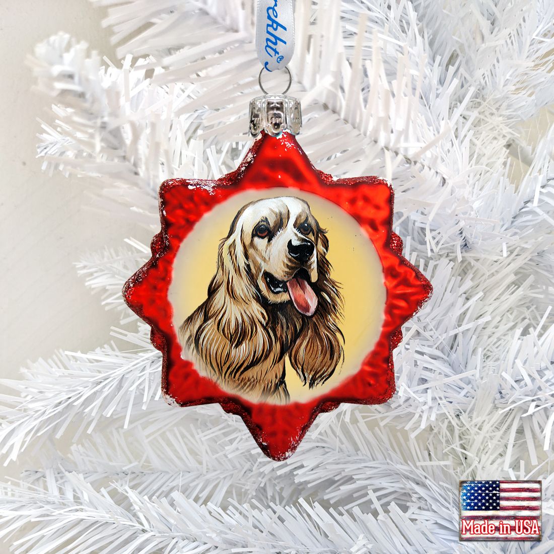 Labradoodle Mercury Glass Ornament by G. DeBrekht - Pets Dog and Cats Decor - 774021