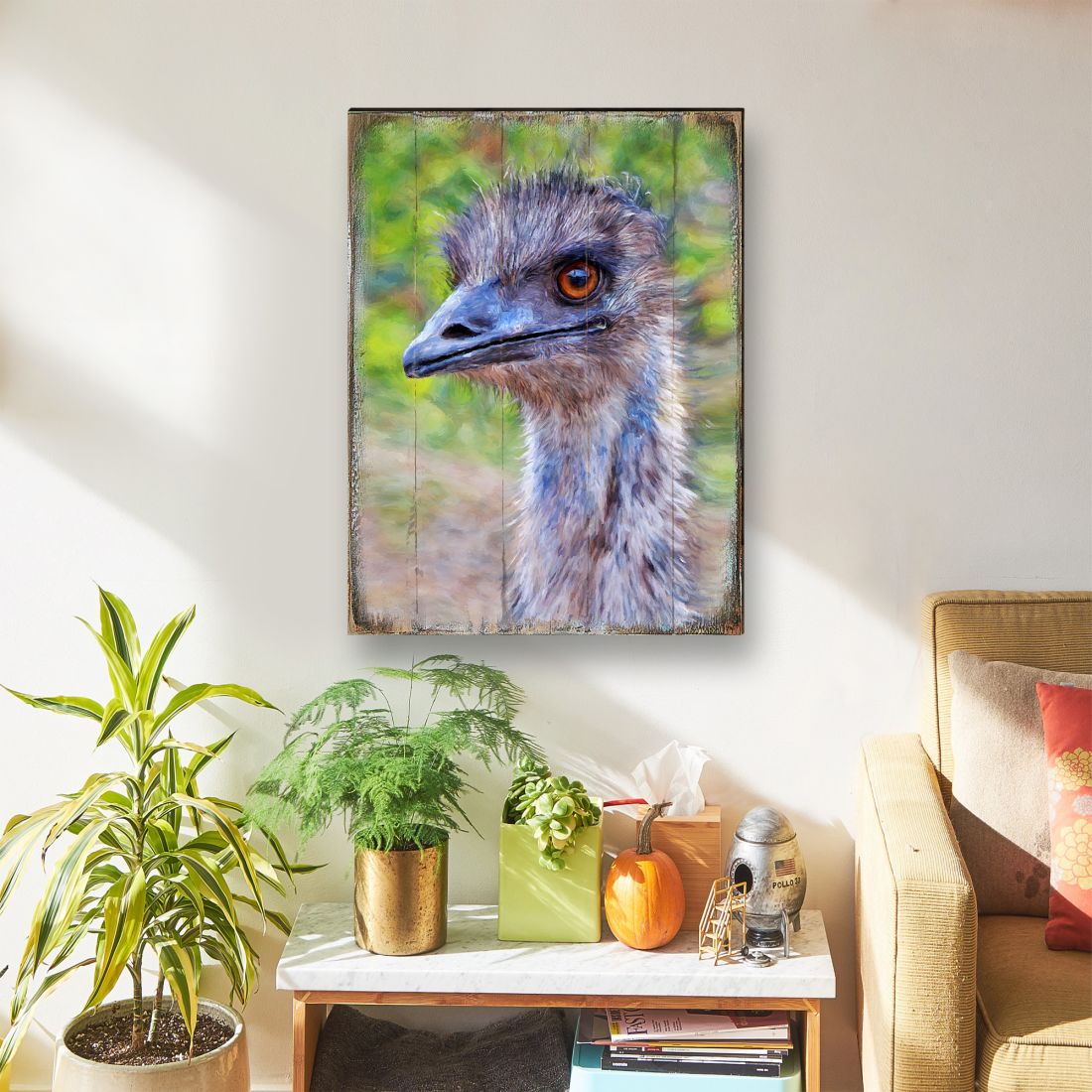 Appel Imu Art Wooden Wall Art by Nature Wonders - Nature Wildlife Decor  - 95243B