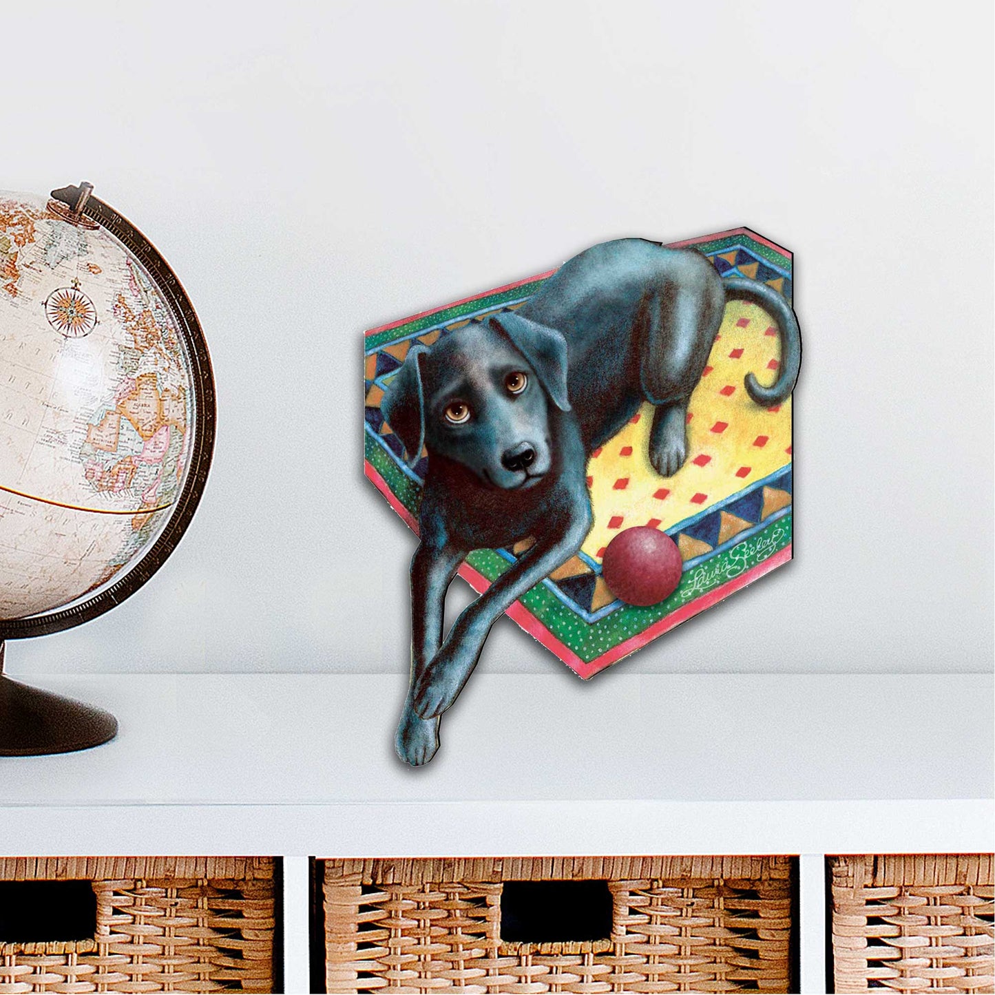 Ready When You Are Holiday Door Decor by Laura Seeley - Pets Dog and Cats Decor - 8511017H