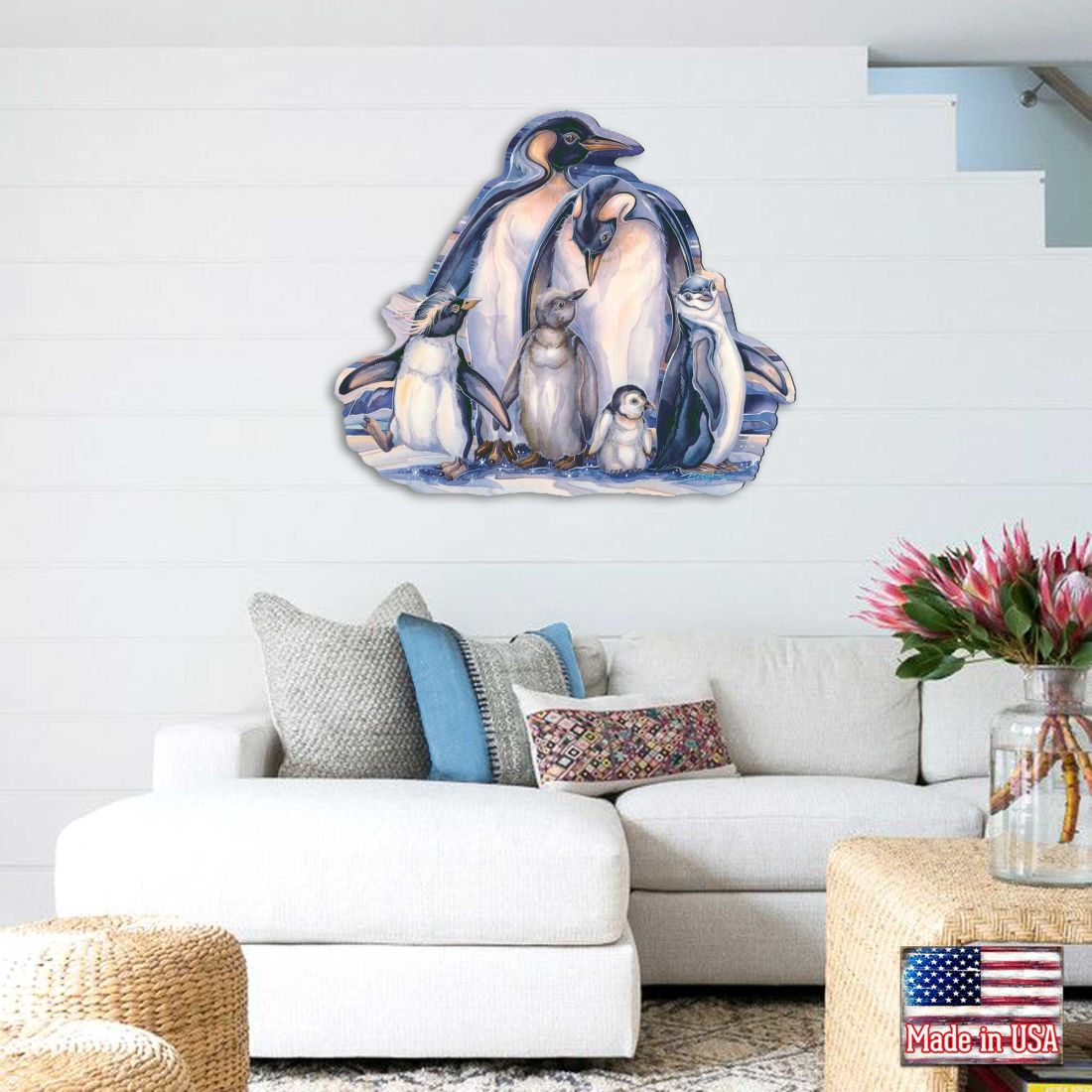 Sno Buddy Like You Wildlife Wall Art - J. Bergsma - Wildlife Holiday Decor - 8591659W-JB