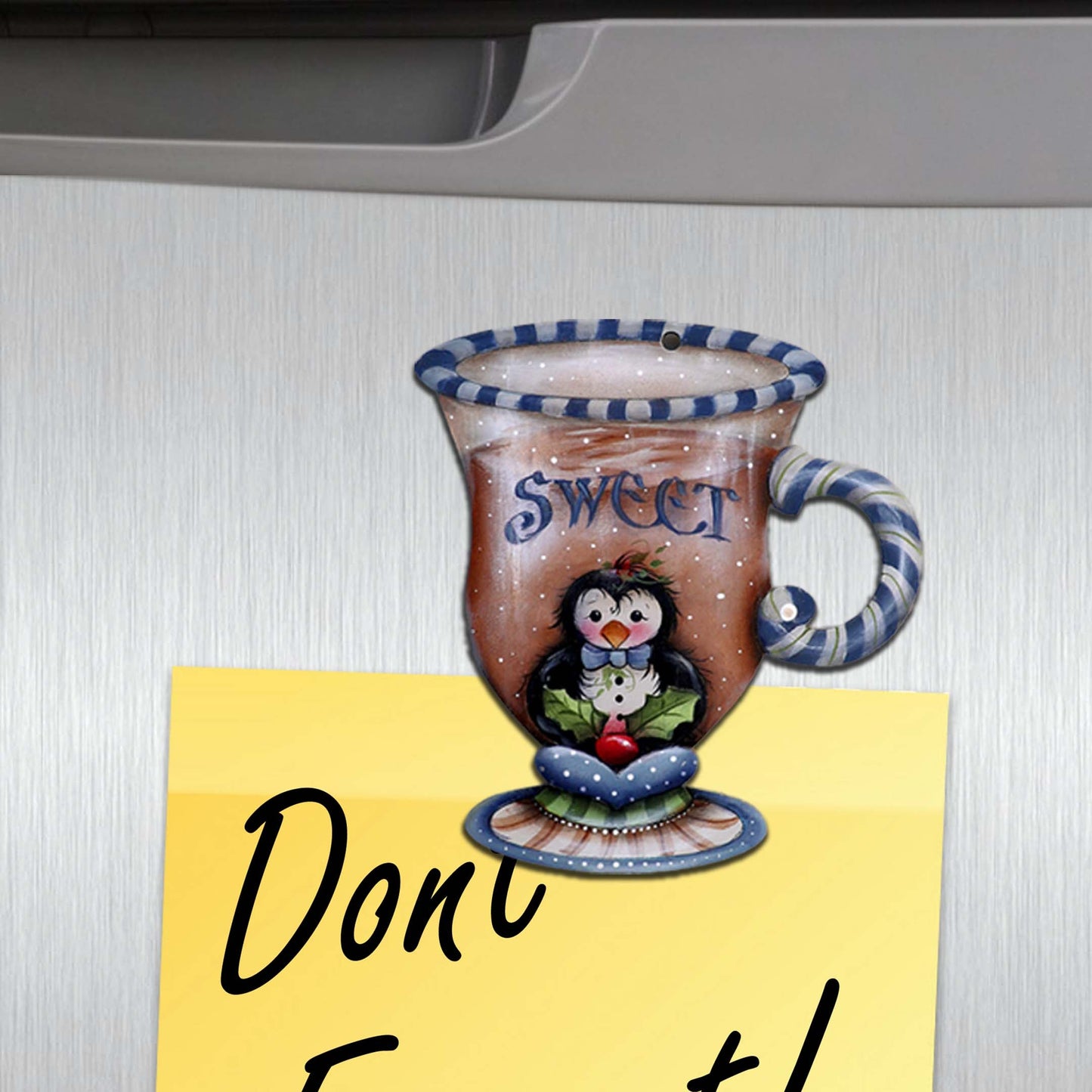 Sweet and Spicy Season Decorative Wooden Magnets Set of 6 by Jamie Mills-Price - Christmas Decor - 8090053G-S6