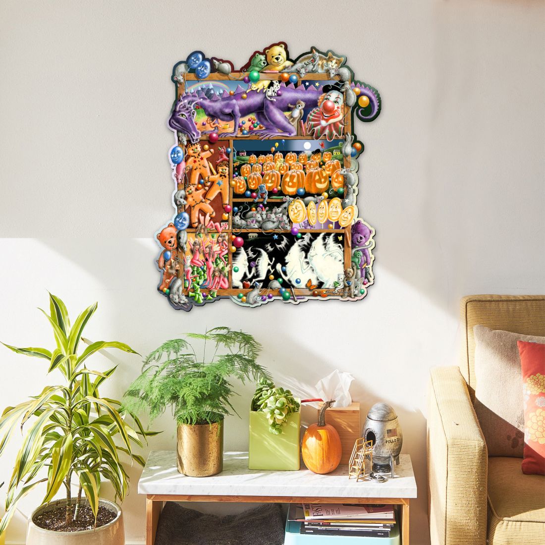 Colors Whimsical Wall Art by Laura Seeley - Love Family Kids Decor - 8513003-LS