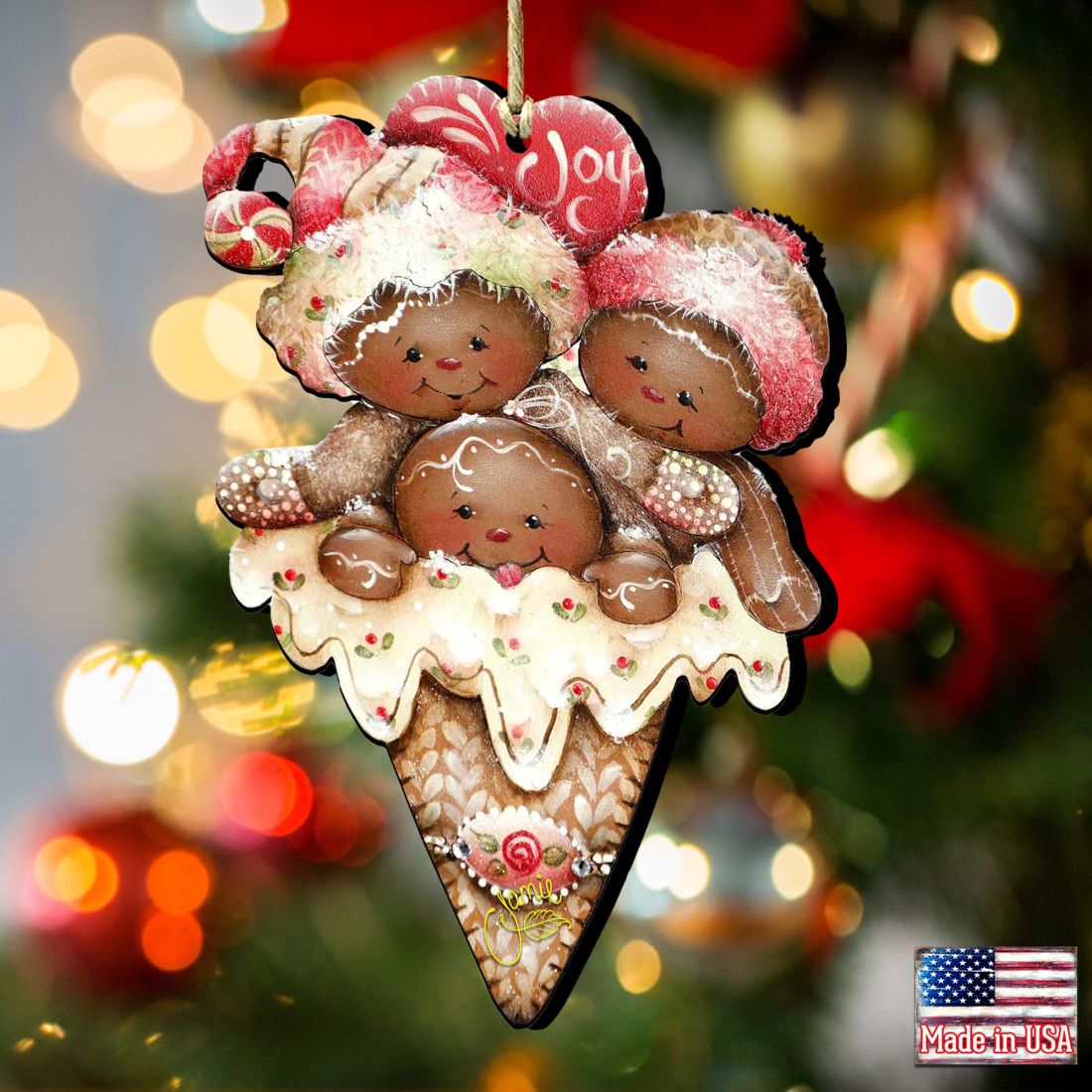 The Greatest Season Wooden Ornaments by Jamie Mills-Price - Christmas Decor - 8457512-MP