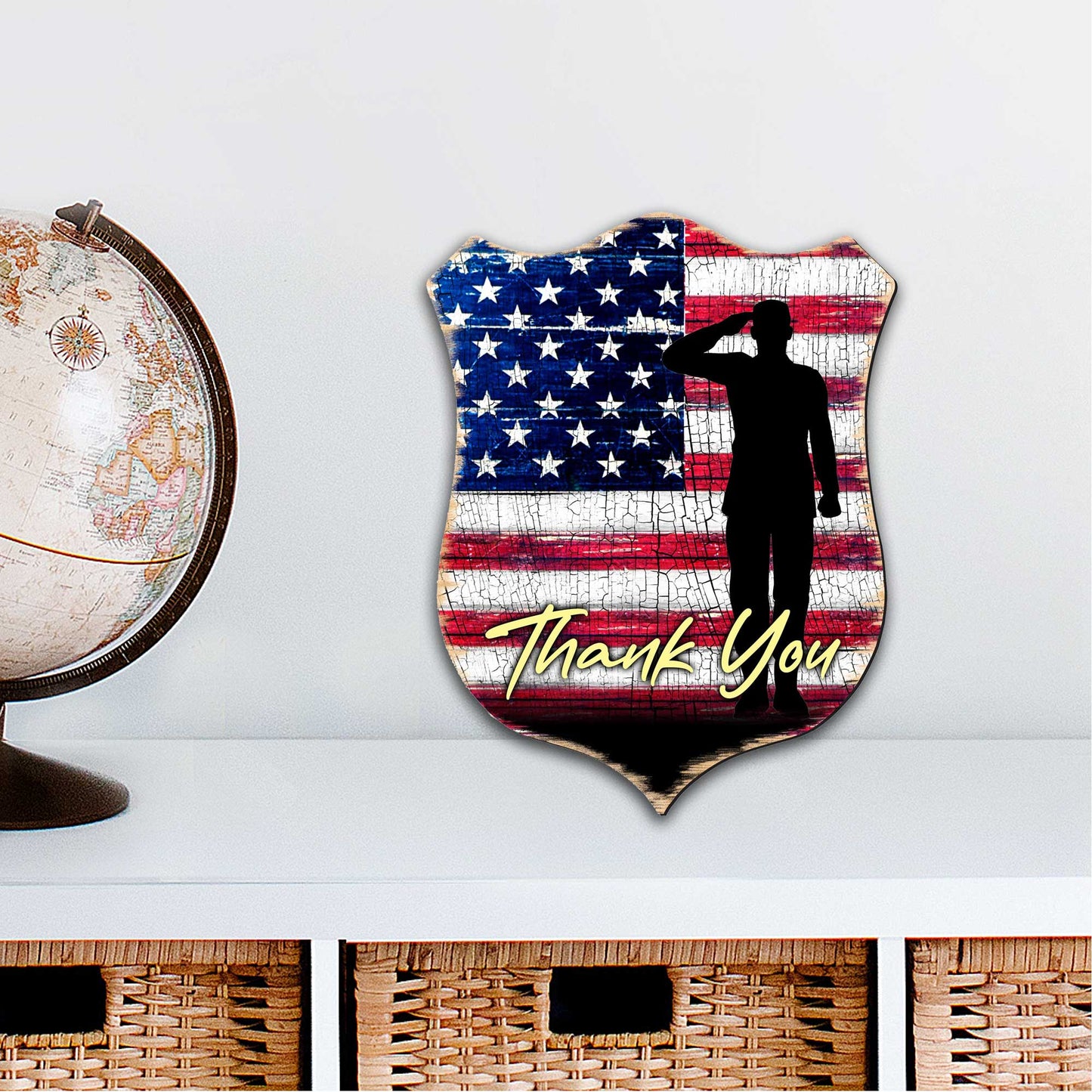 Shield of Appreciation Wall Door Hanger - International Decor - 8187101H