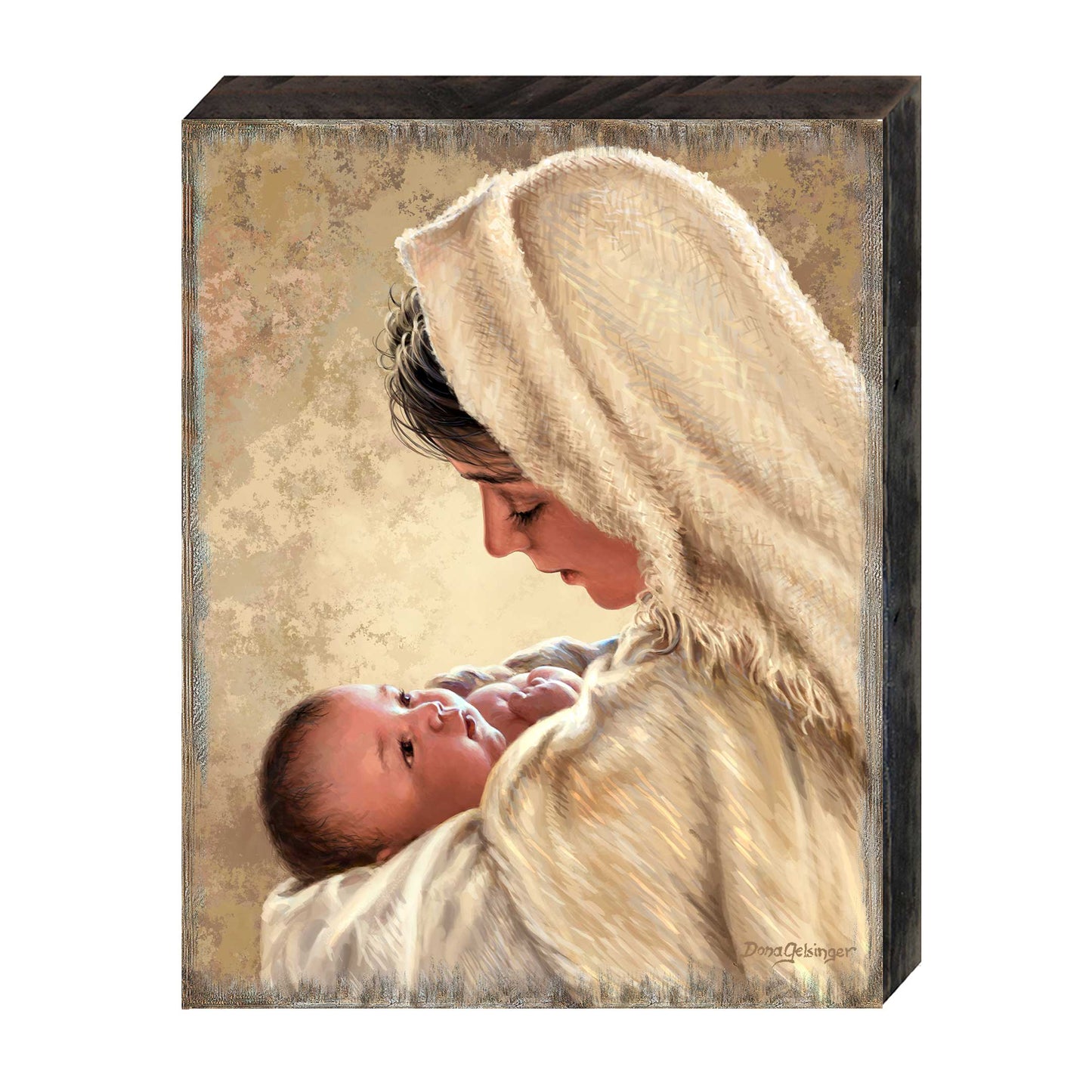 Mother of God Wall Art by D. Gelsinger - Nativity Holiday Decor  - 95685B-DG