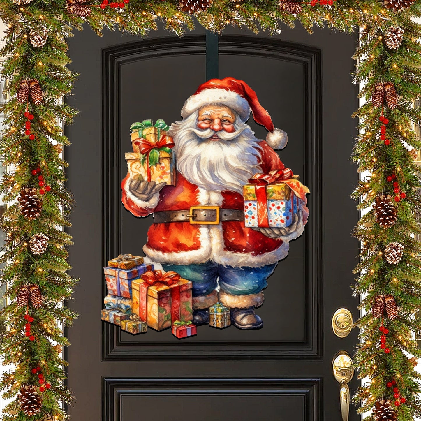 Merry Delivery Holiday Door Decor by G. Debrekht - Christmas Decor - 8611080H