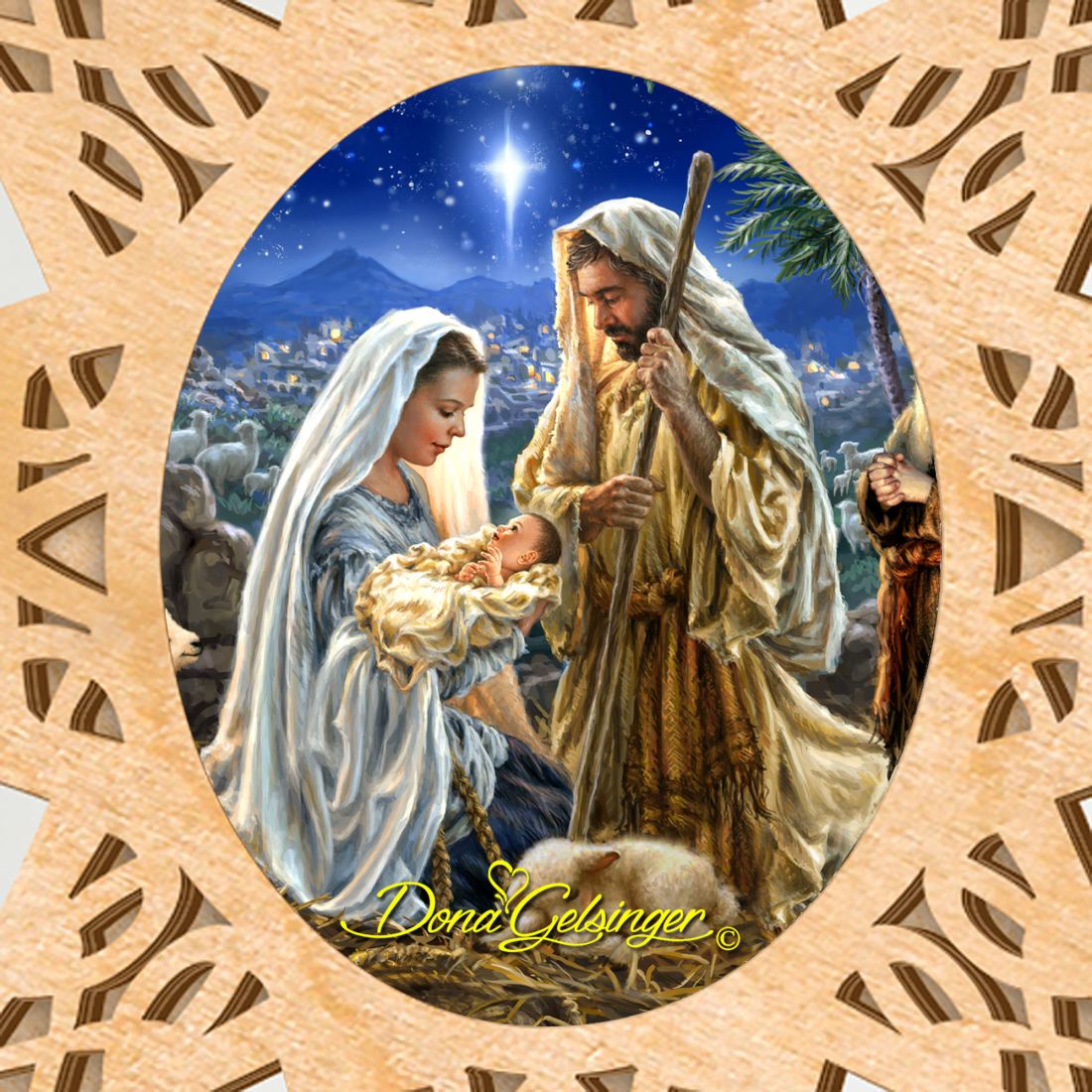 Glory To God Tree Topper by D. Gelsinger - Christmas Decor - 89483-DG