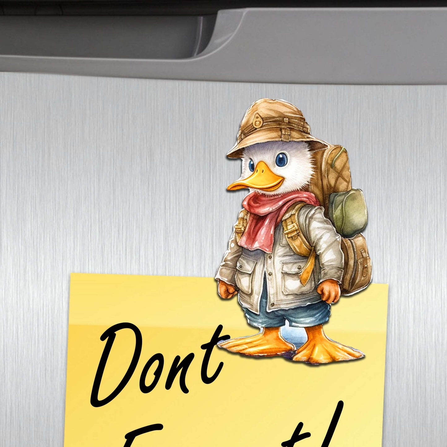 Easter Ducks Decorative Wooden Magnets Set of 6 by G. Debrekht - Easter Decor - 8090043G-S6