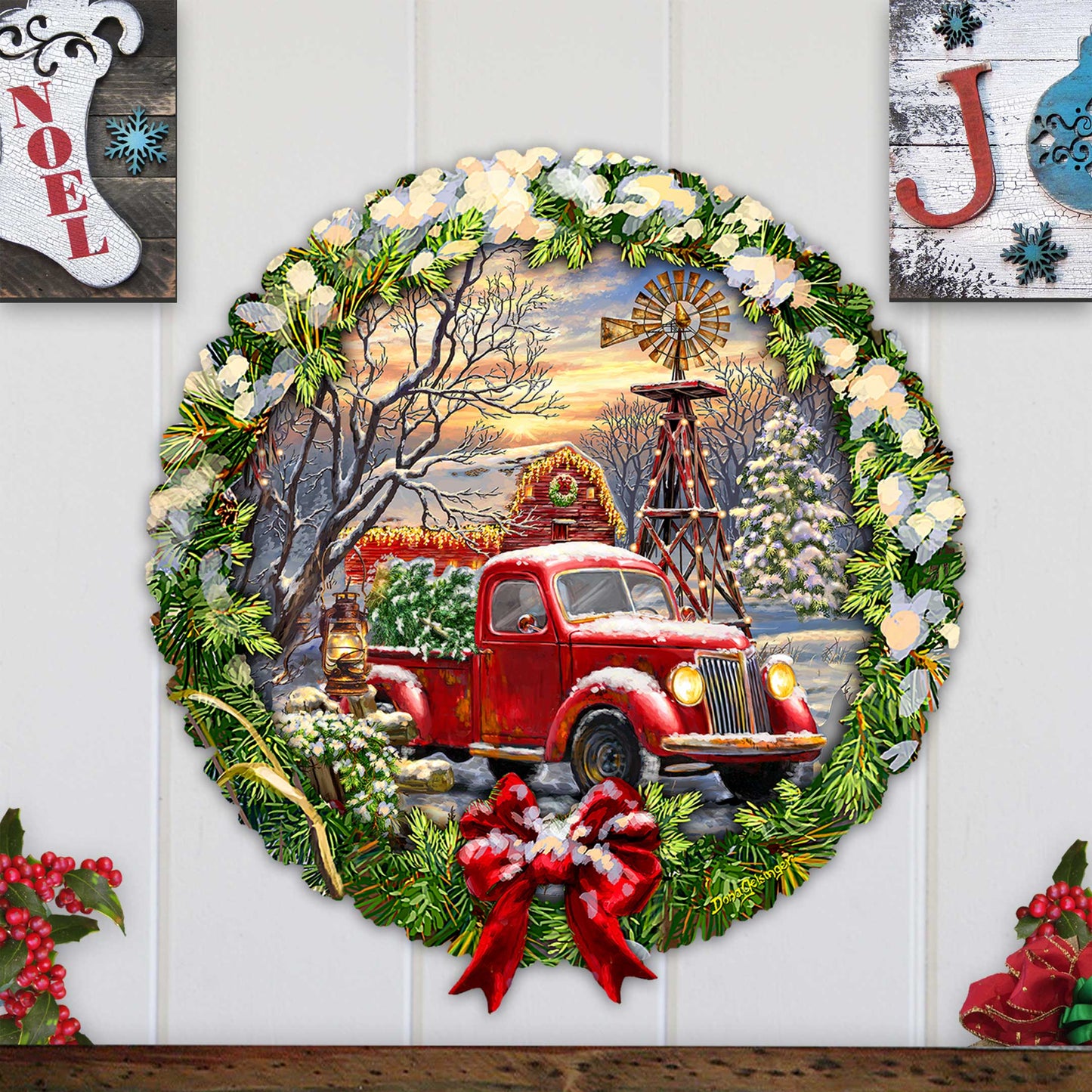 Christmas Wonderland Holiday Door Decor by D. Gelsinger - Christmas Decor - 8652811H-DG