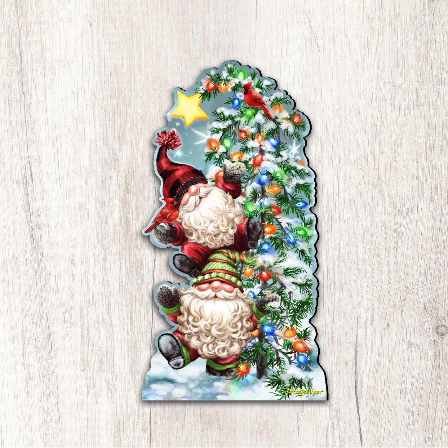 Trimming the Tree Holiday Door Decor by D. Gelsinger - Christmas Decor - 8461064H-DG